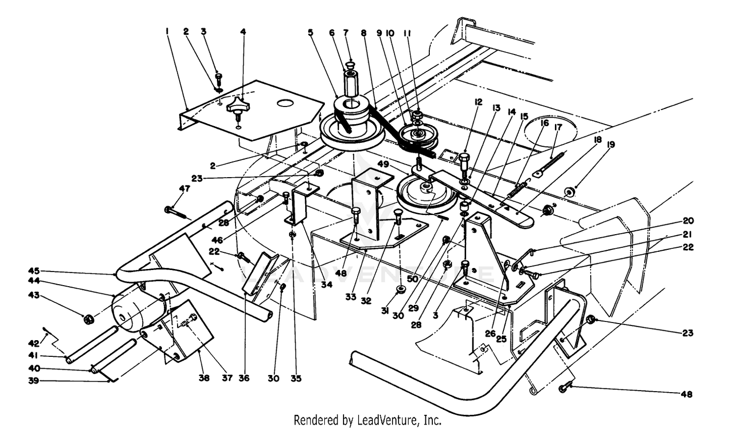62" BLOWER KIT MODEL NO. 30503 (OPT.)(CONTINUED)