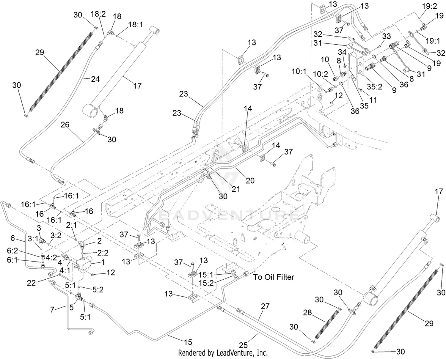 Hydraulic Lift Valve Assembly