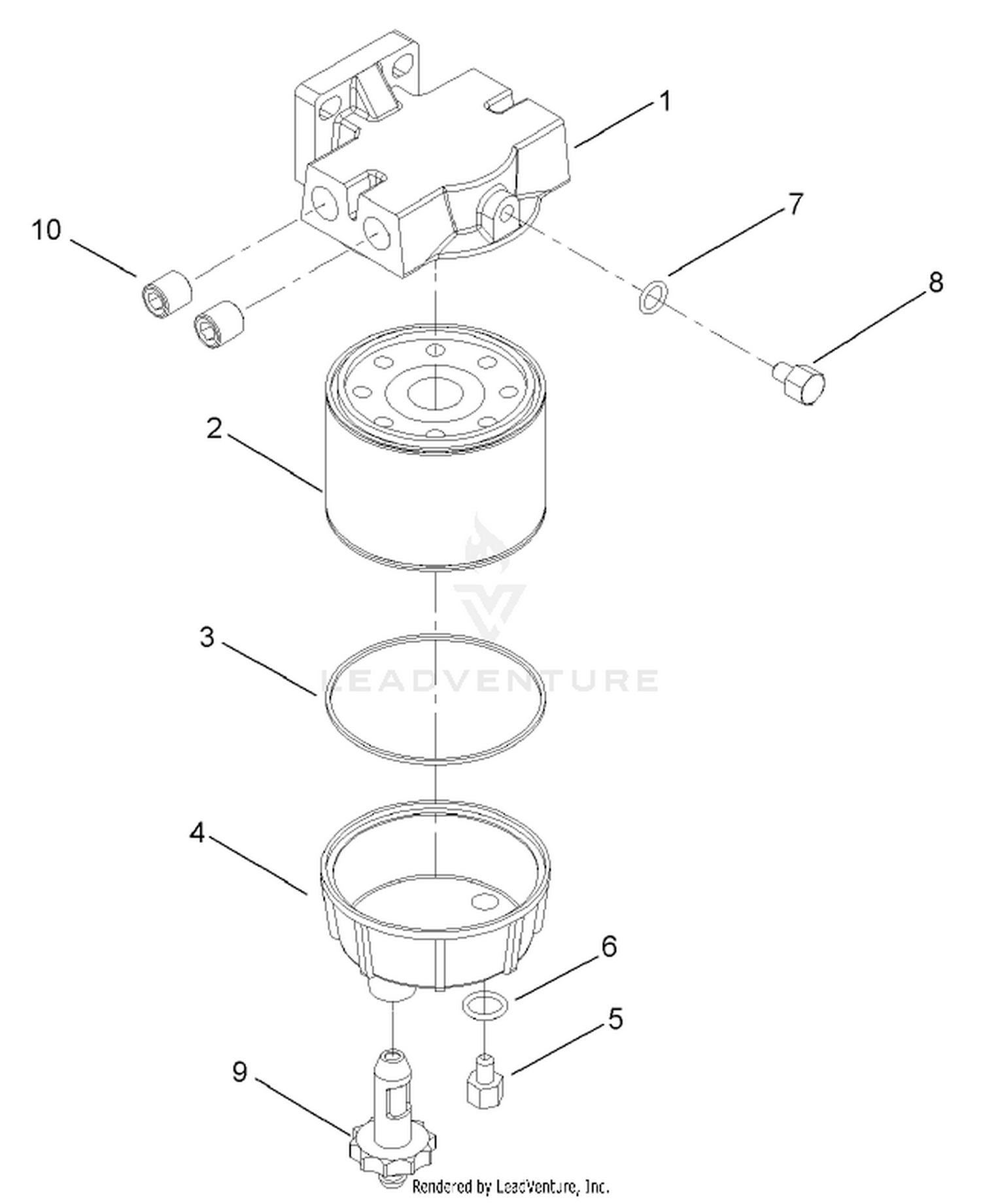 Water/Fuel Filter Assembly No. 98-9305