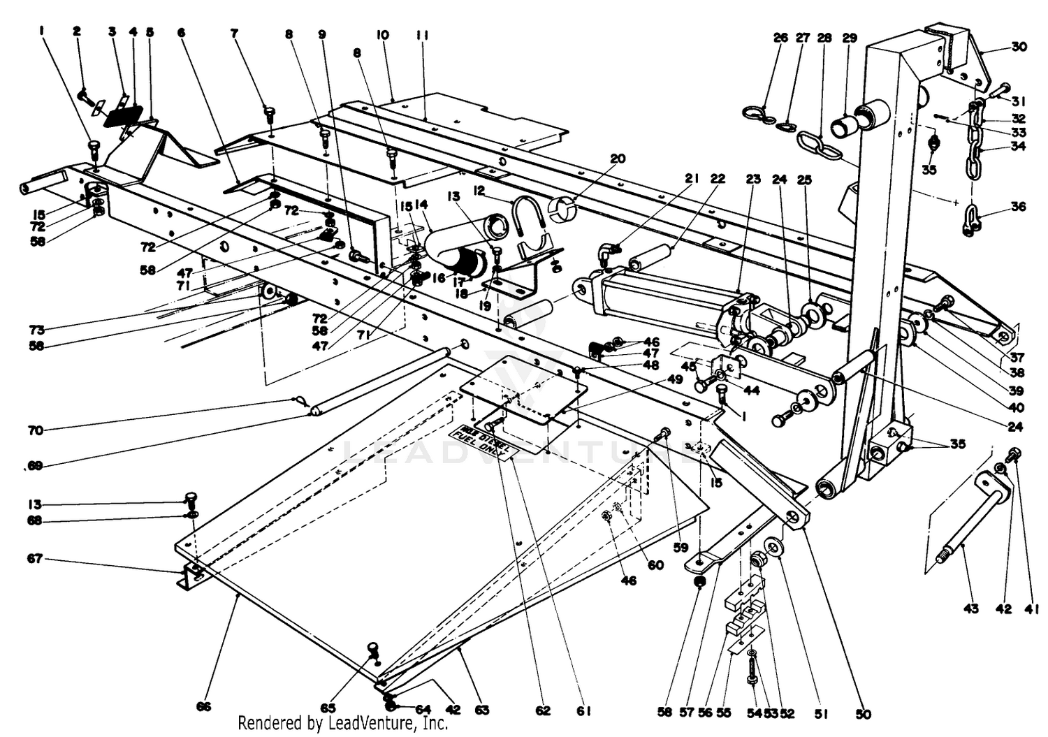 Main Frame Assembly-Front