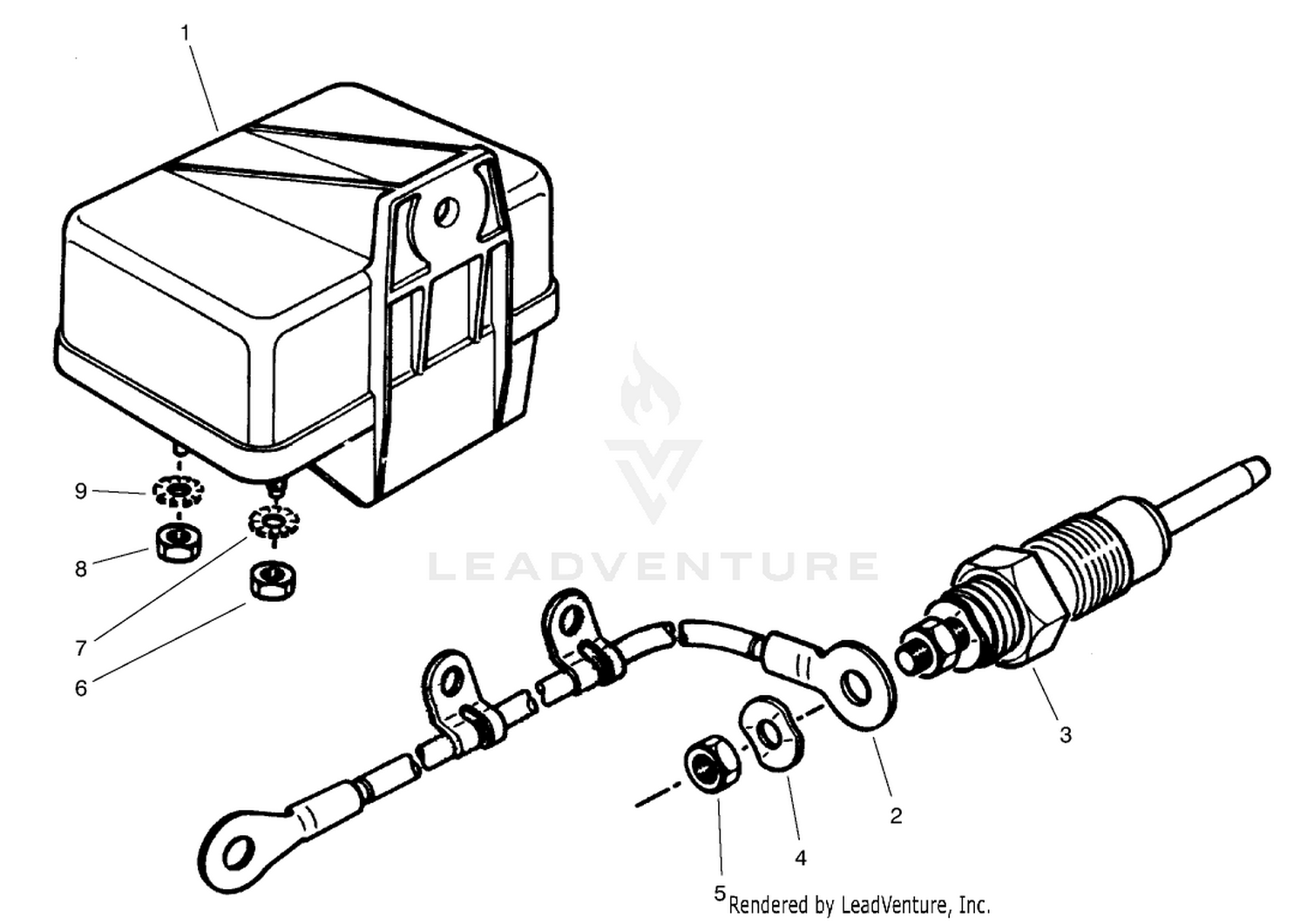 Glow Plug And Glow Relay Assembly