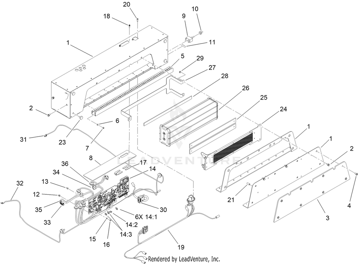 Electrical Box and Battery Assembly