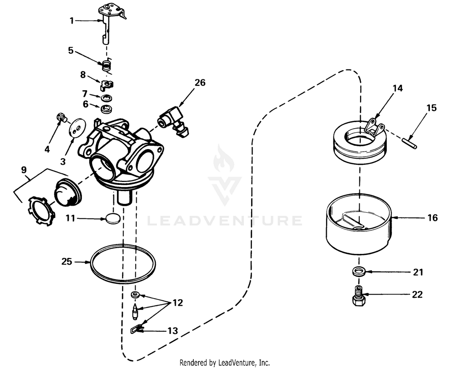 Carburetor No. 632050