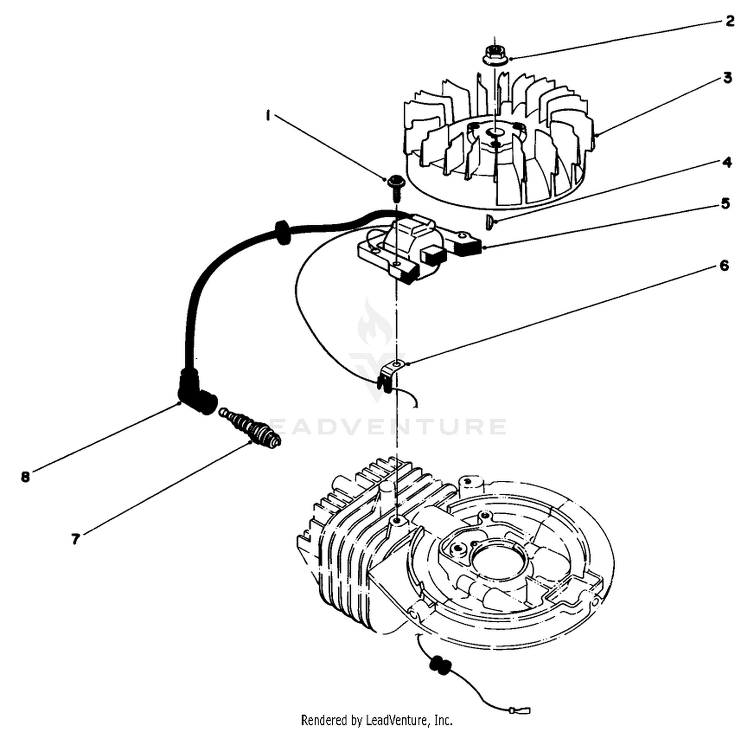 Flywheel  Magneto Assembly