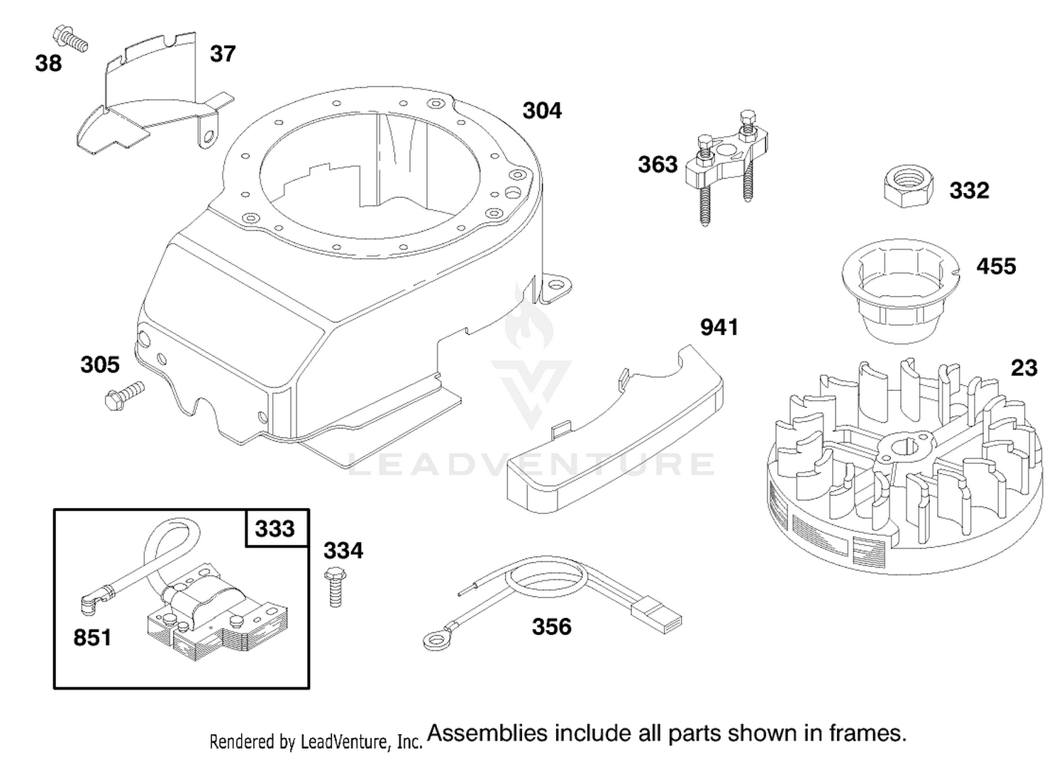 Engine Briggs  Stratton Model 12h802-1758-A1 7