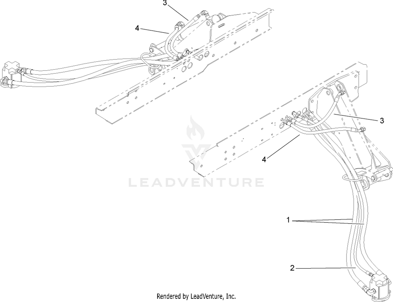No. 6 and No. 7 hose Installation Assembly