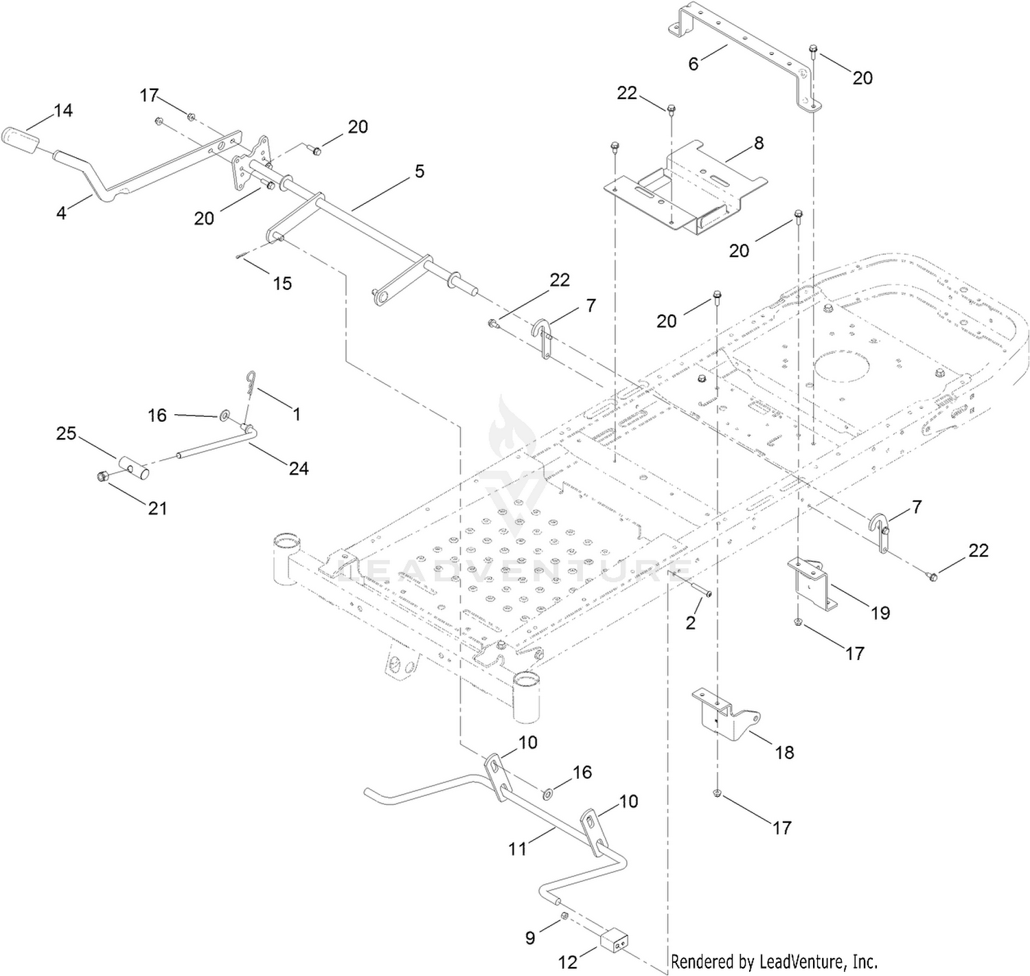 Deck Lift Assembly