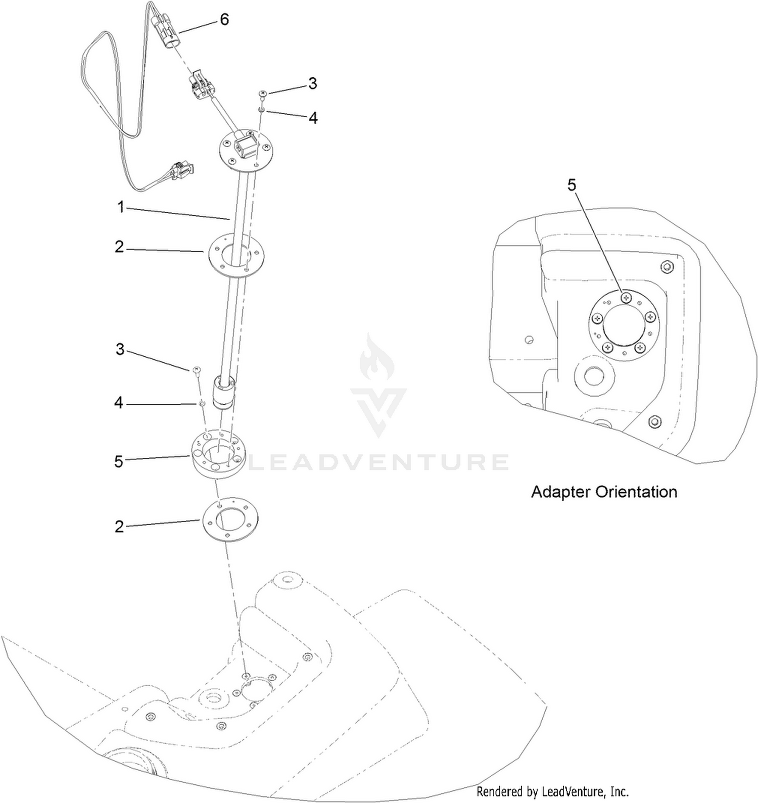 Fuel Sender Assembly No. 132-1300