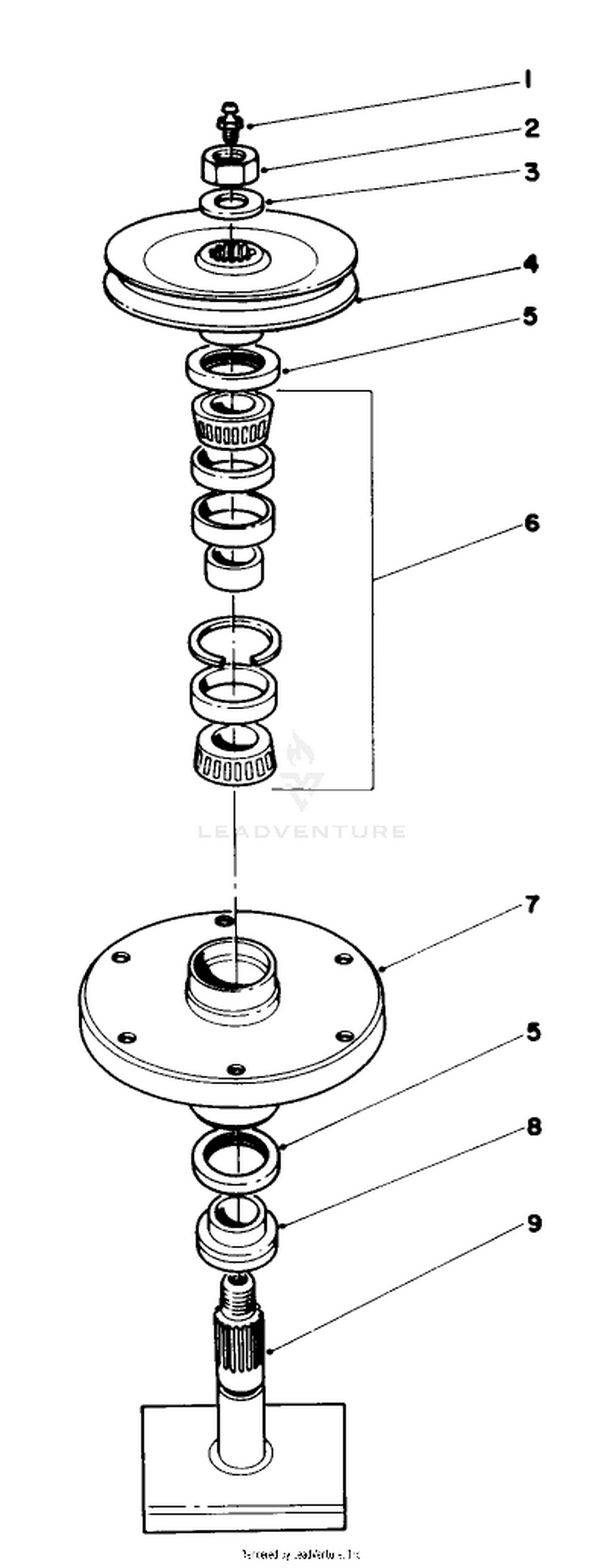 Drive Spindle No. 27-0871