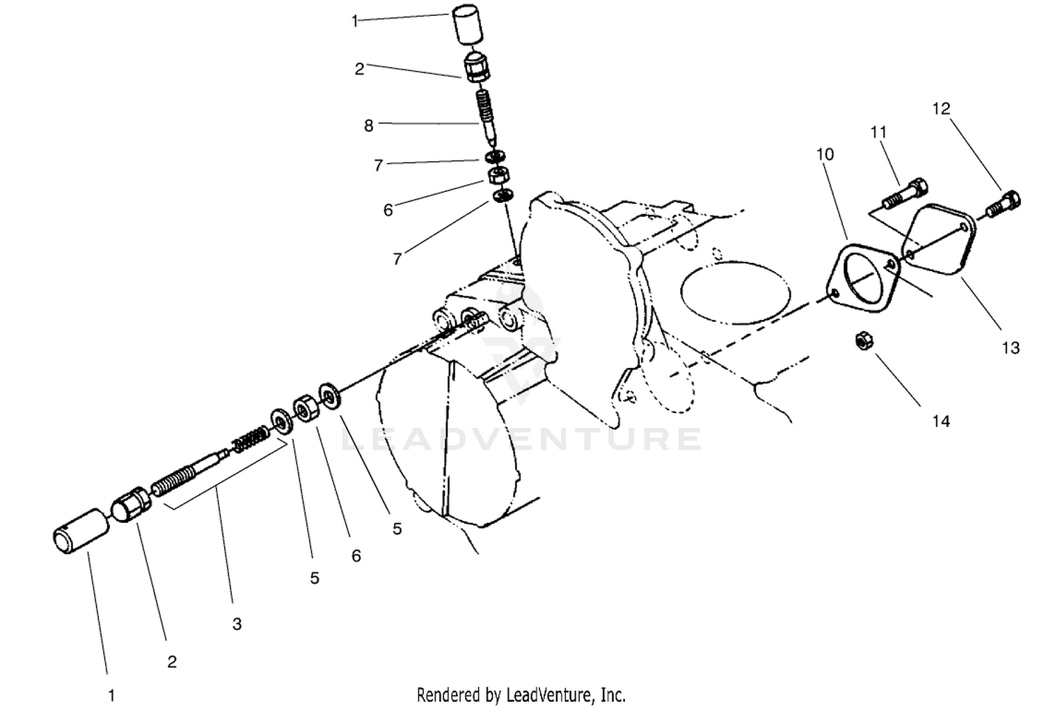 Engine Stop Lever Assembly