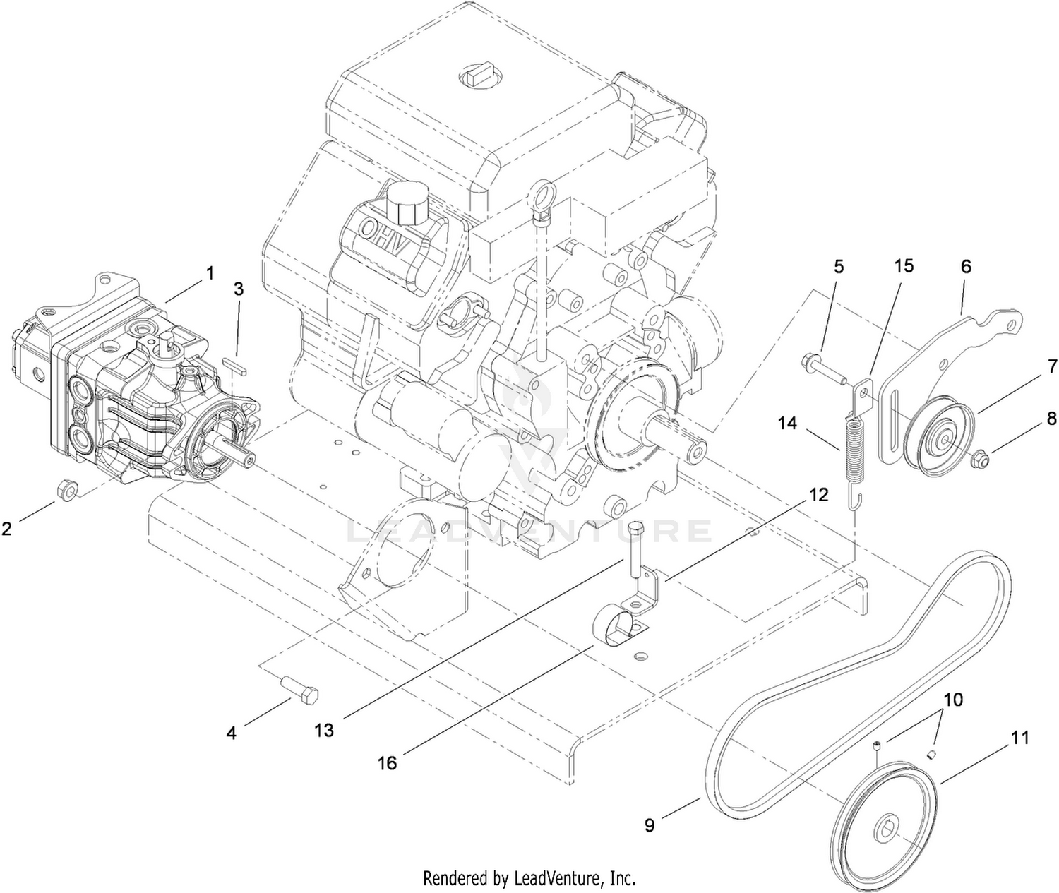 Hydrostat Pump Assembly