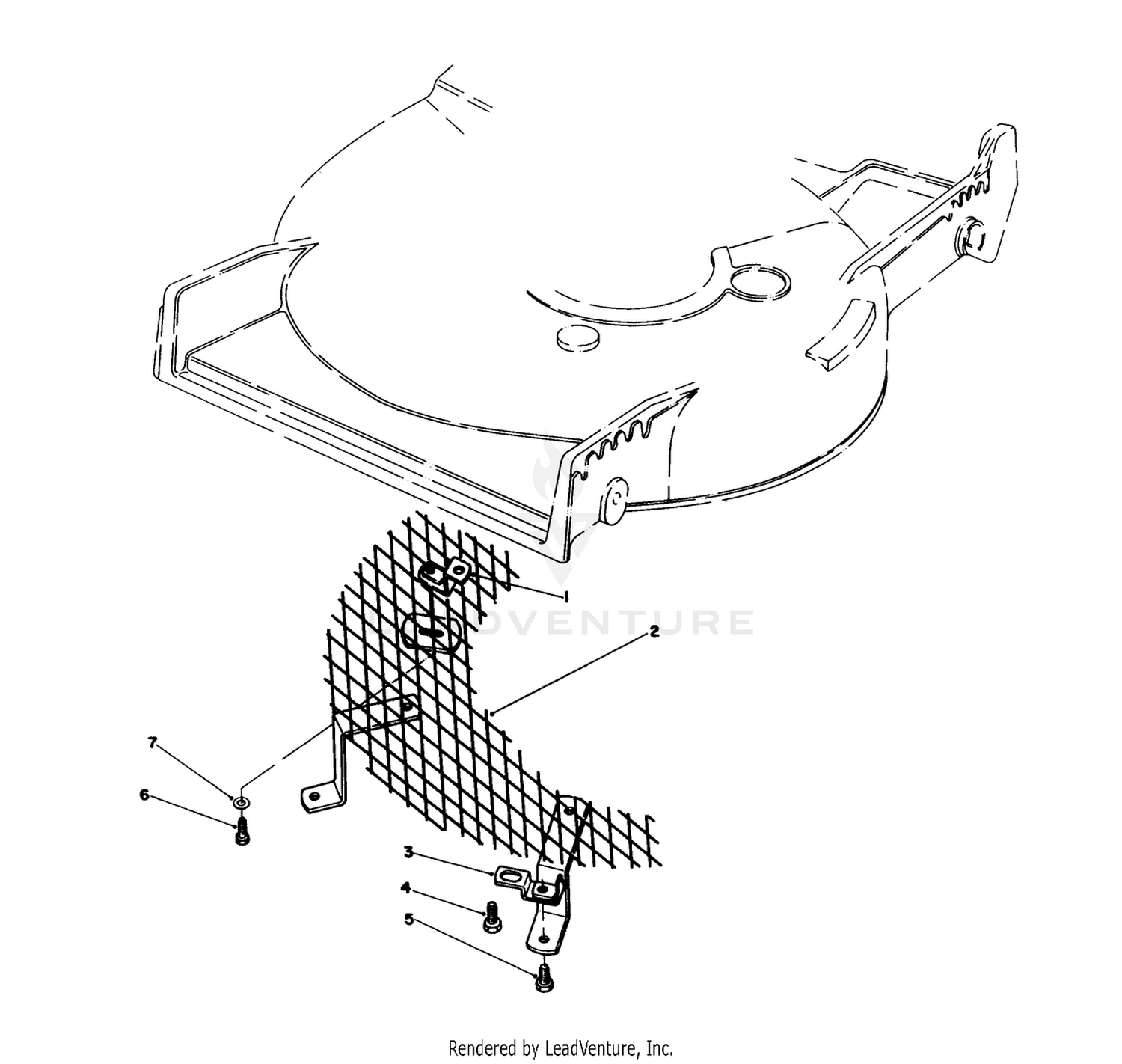 Leaf Shredder Kit Model No. 59157 (optional)