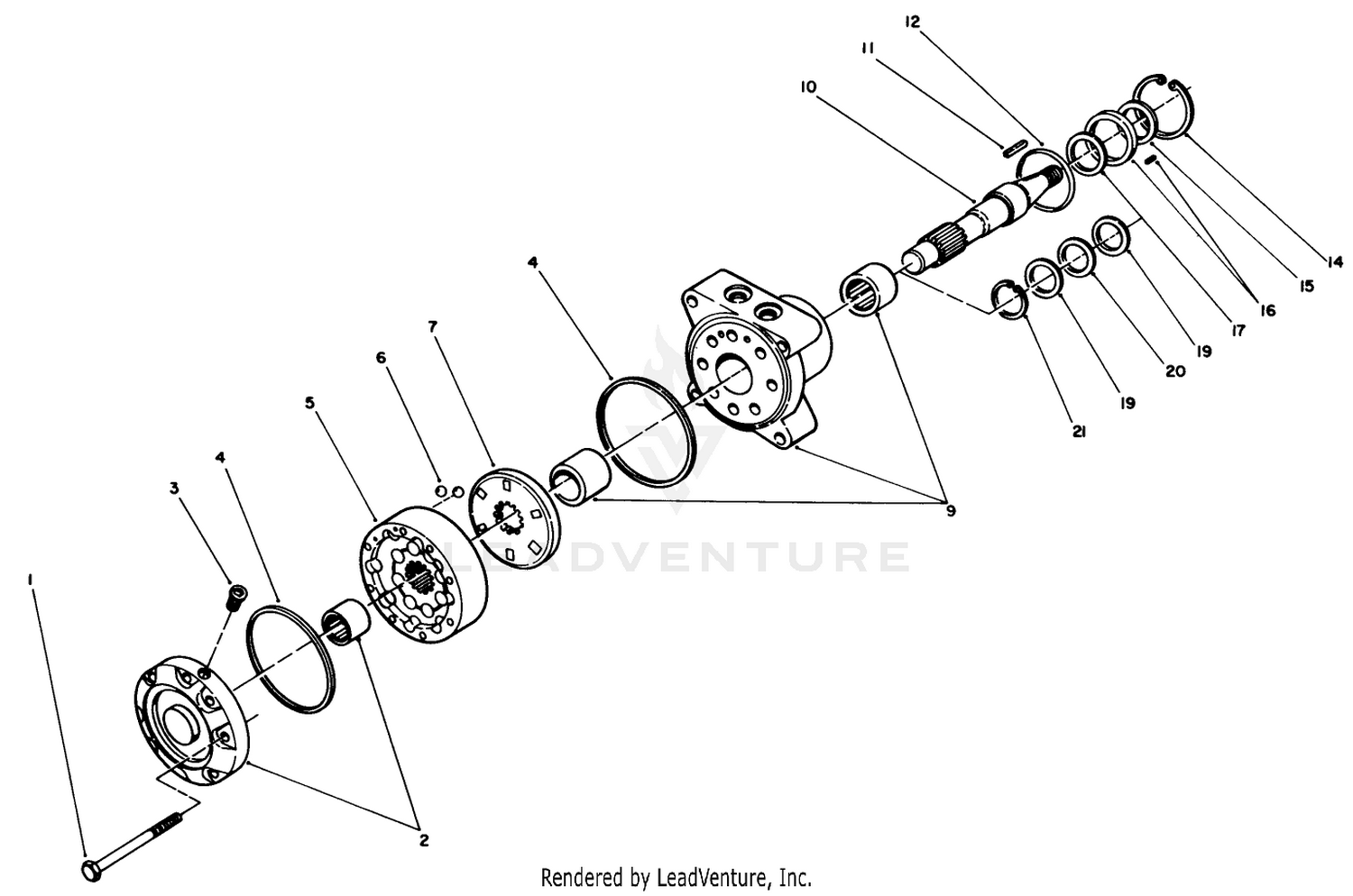 Hydraulic Drive Motor No. 66-5291