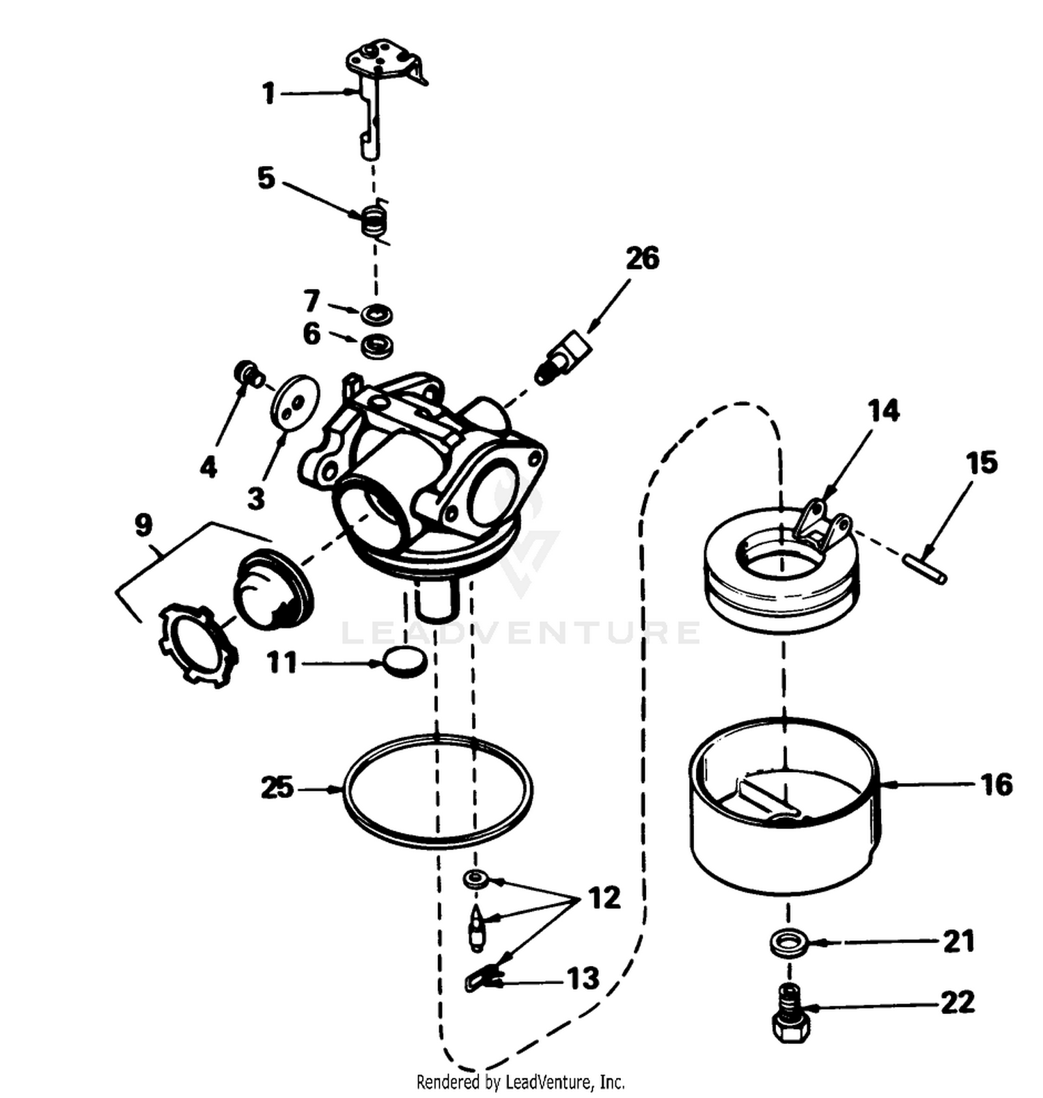 Carburetor No. 632098