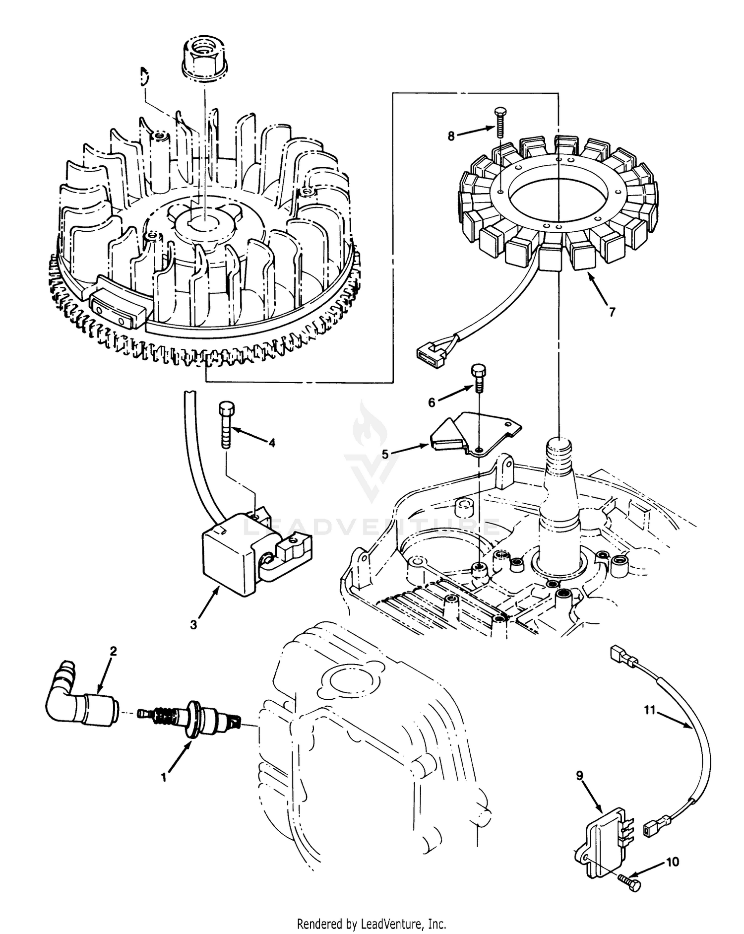 14hp Engine Ignition Assembly