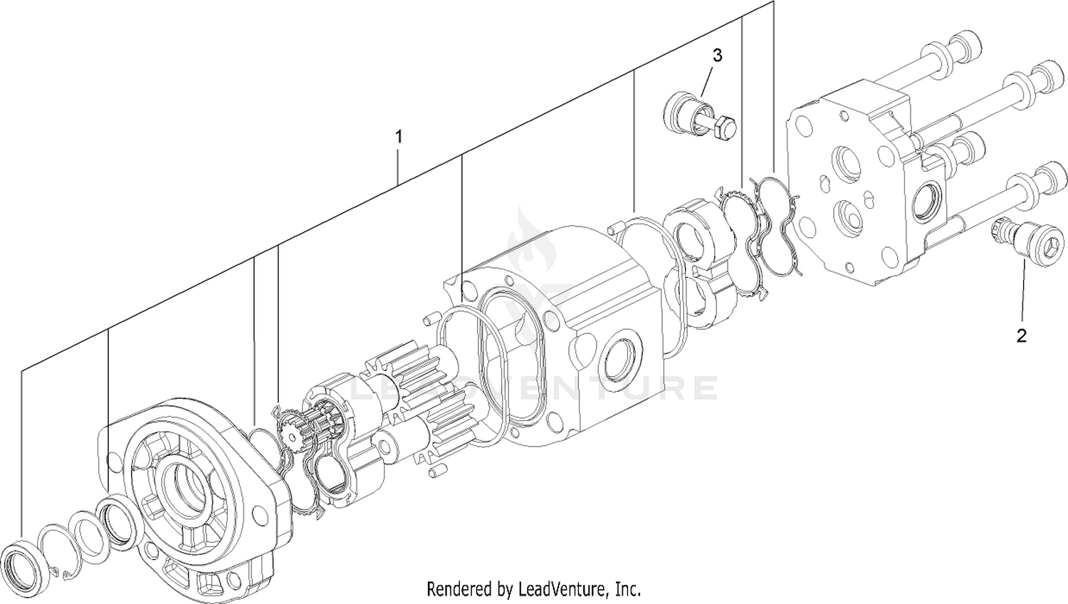 Hydraulic Motor Assembly No. 105-9872