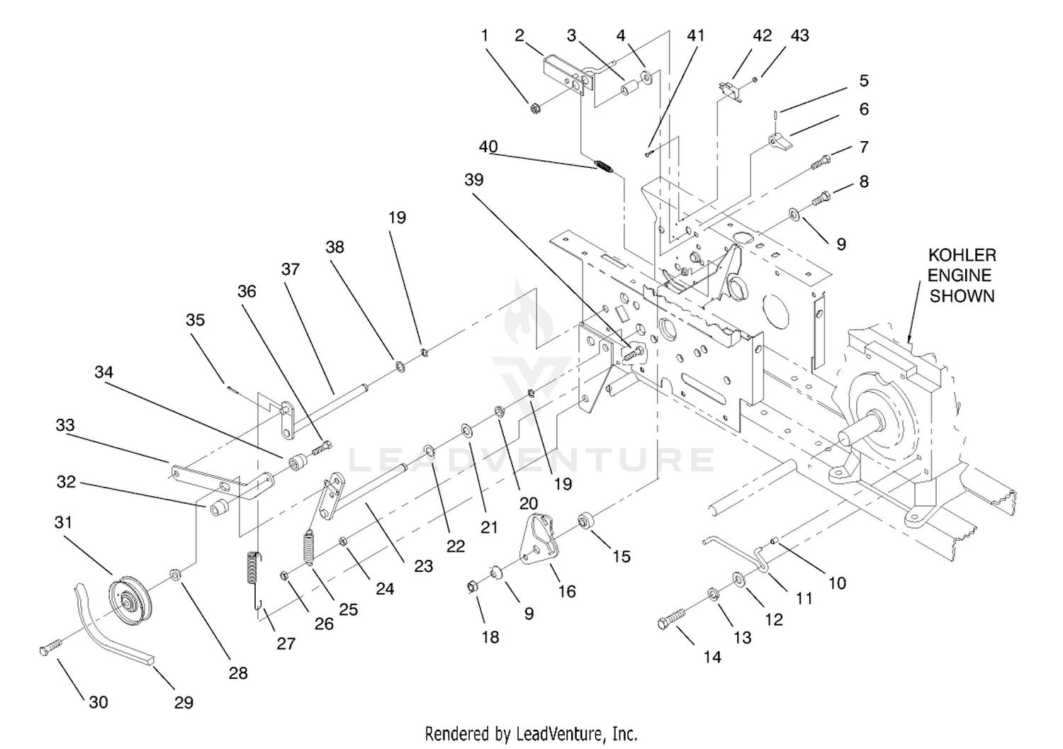 Hydro Drive,  Parking Brake