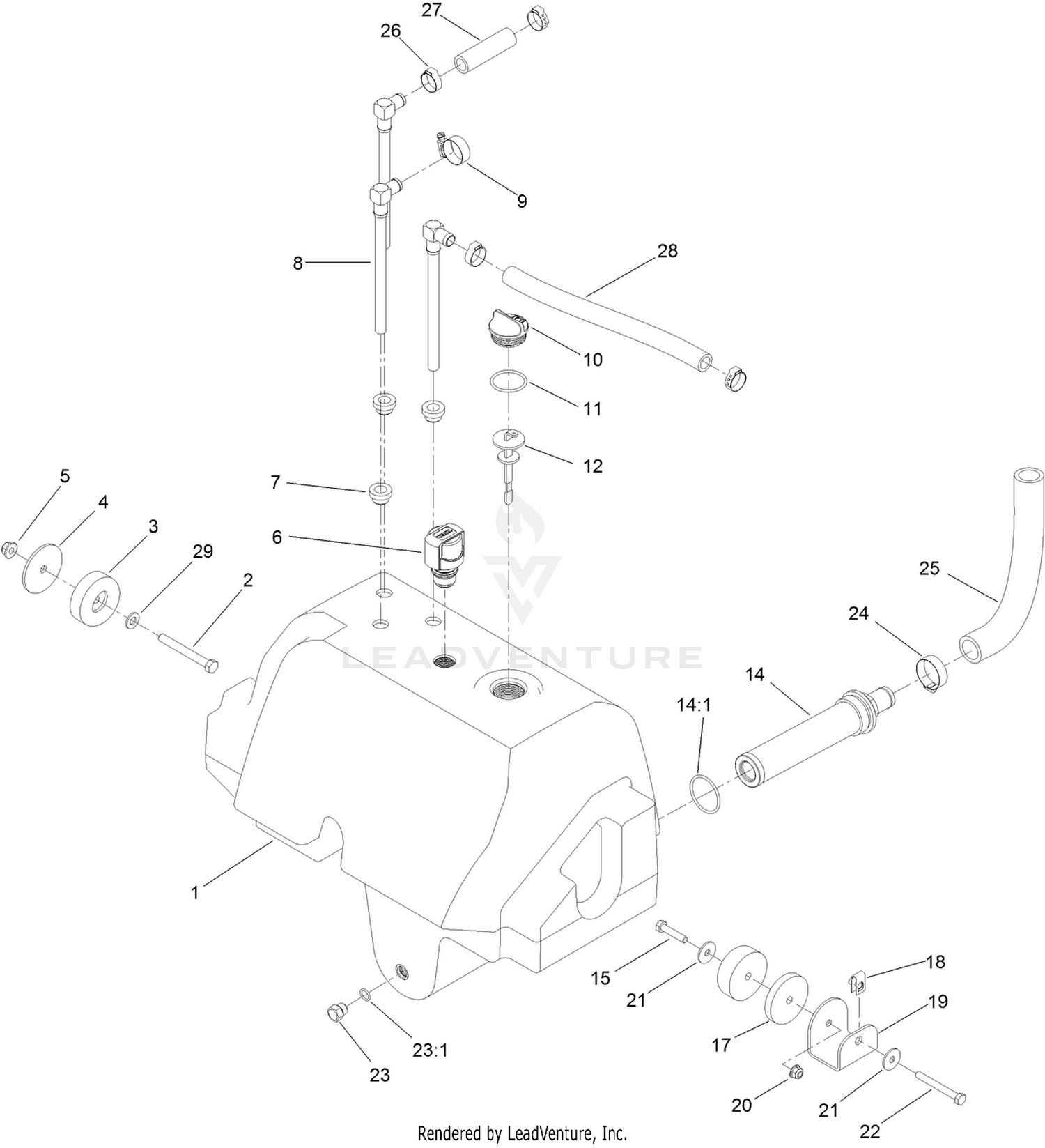 Hydraulic Reservoir Assembly