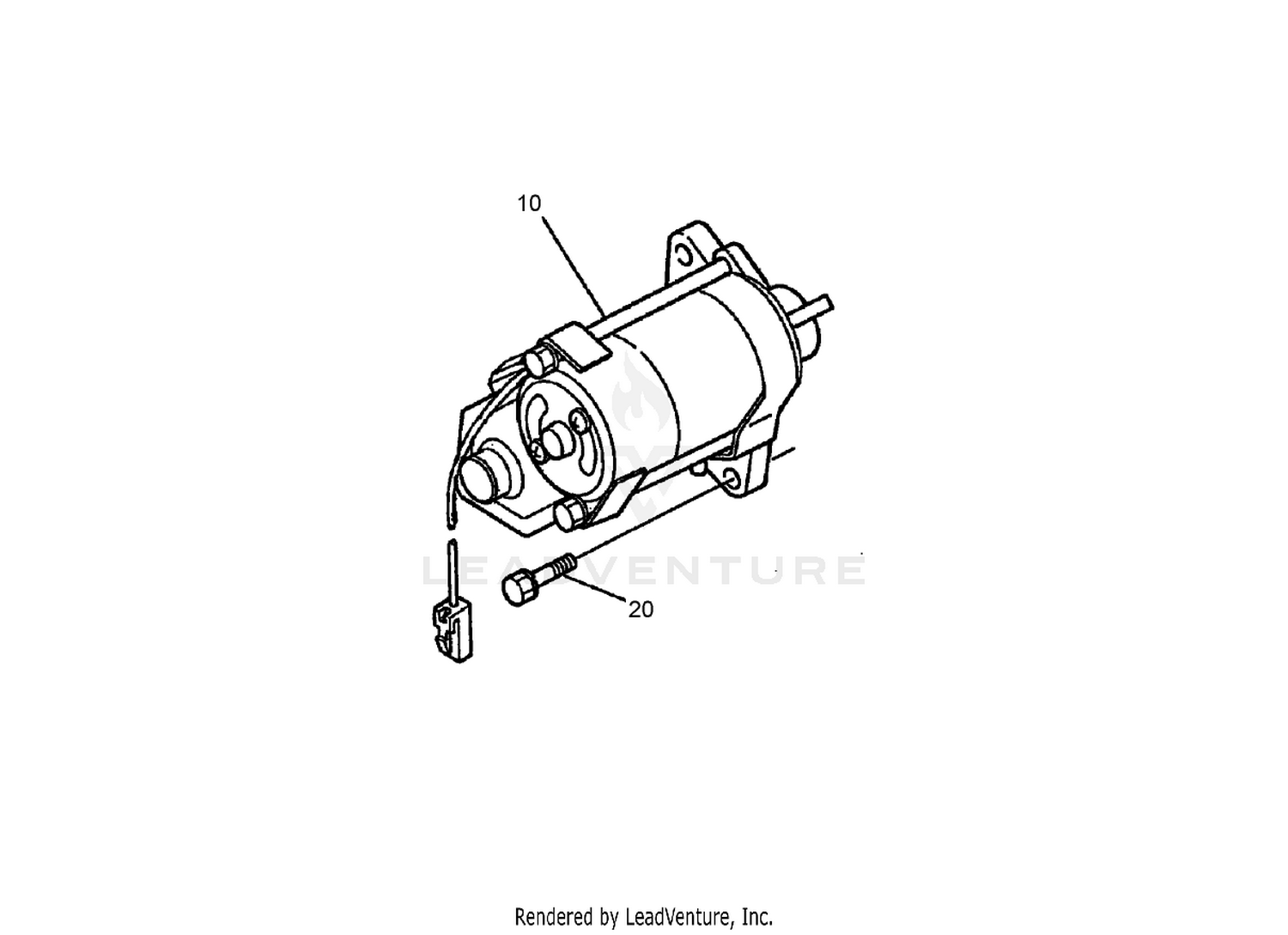 Starter Installation Assembly