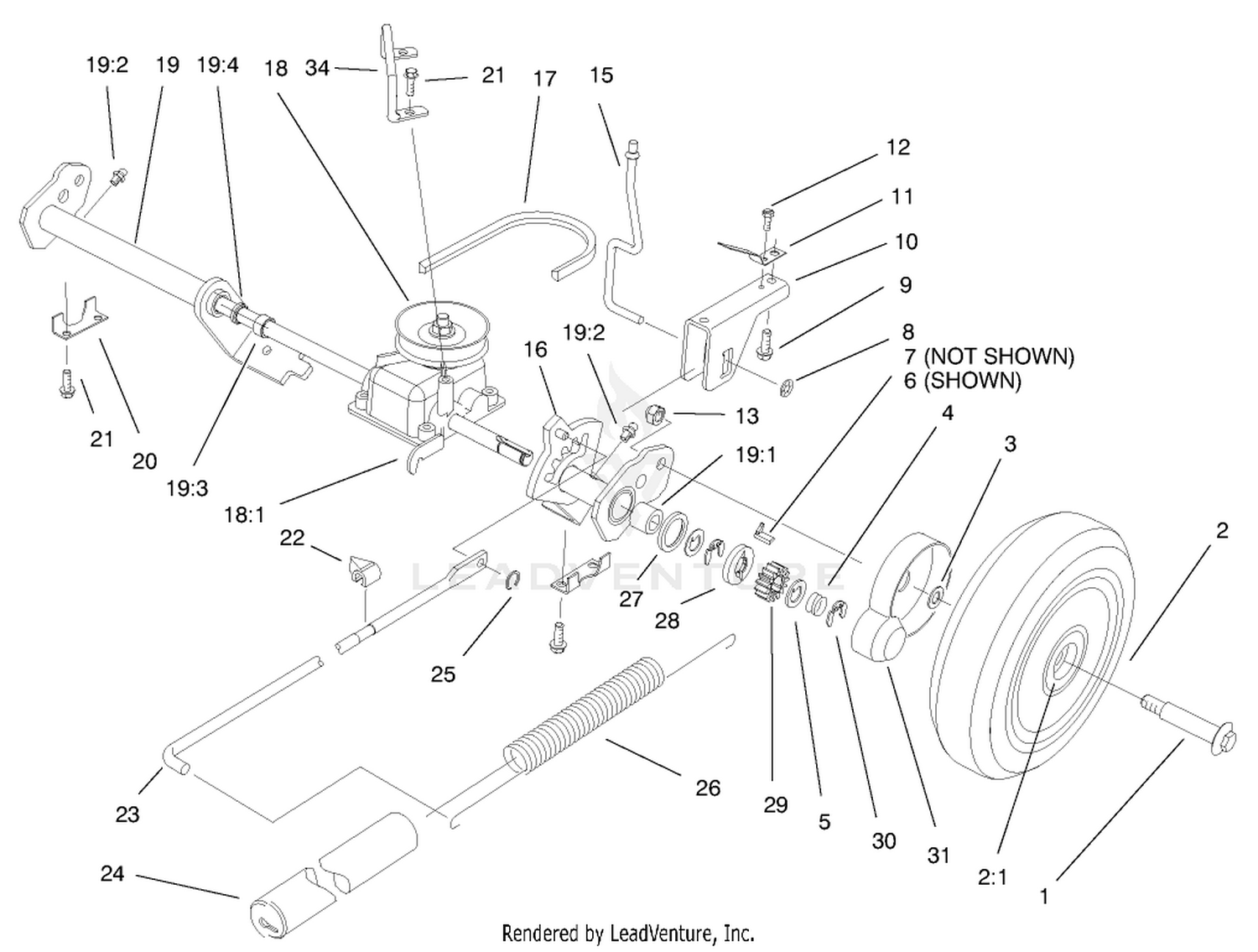 Deck Suspension Assembly 2