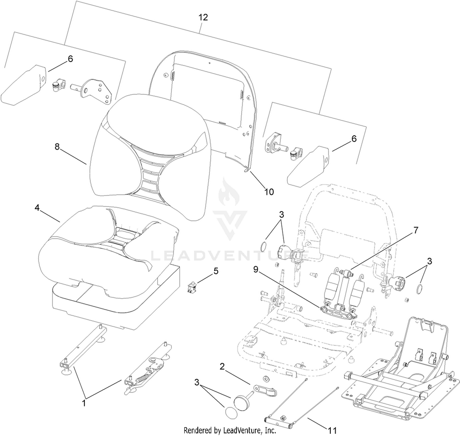 Seat Assembly No. 107-2286