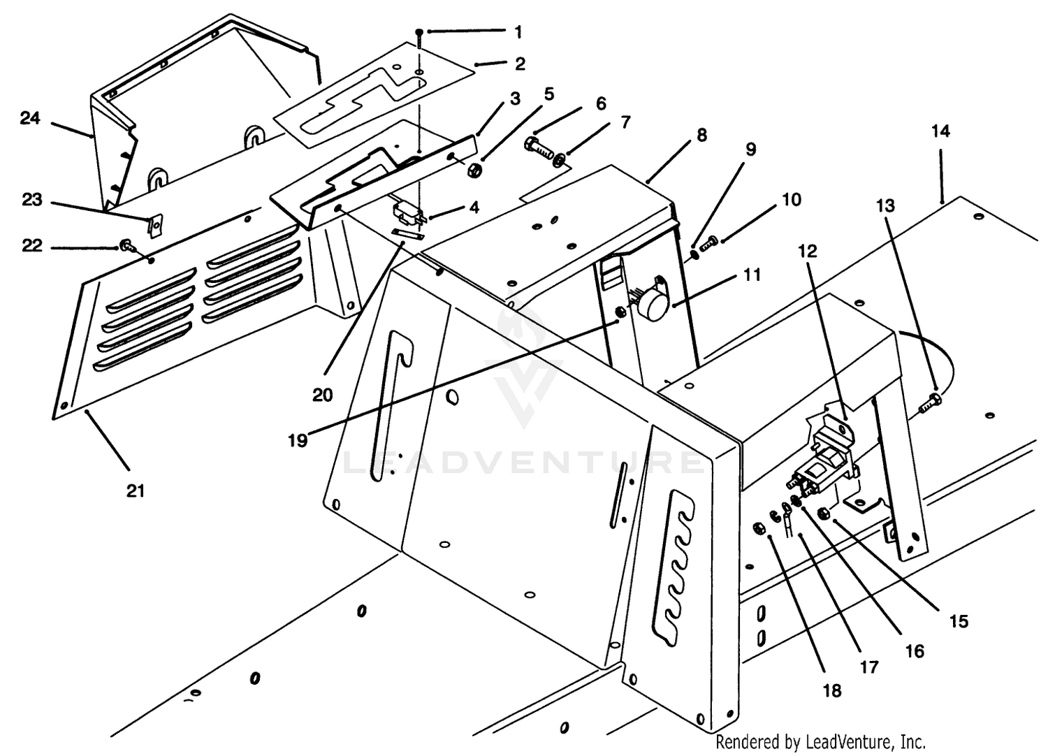 Seat Body  Side Panel Assembly