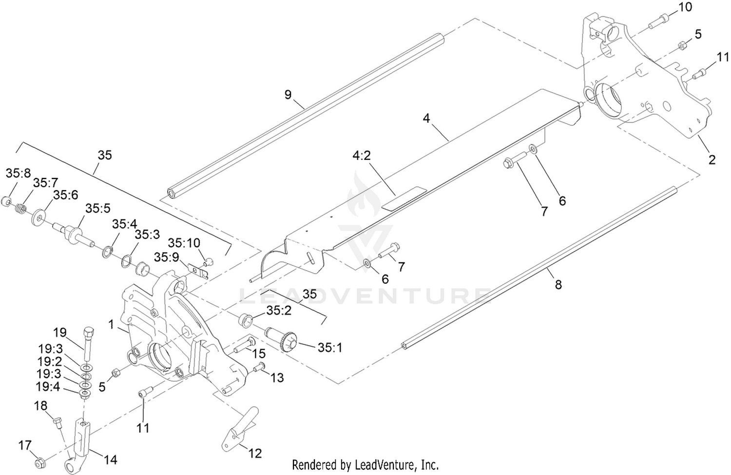 Side Plate and Grass Shield Assembly