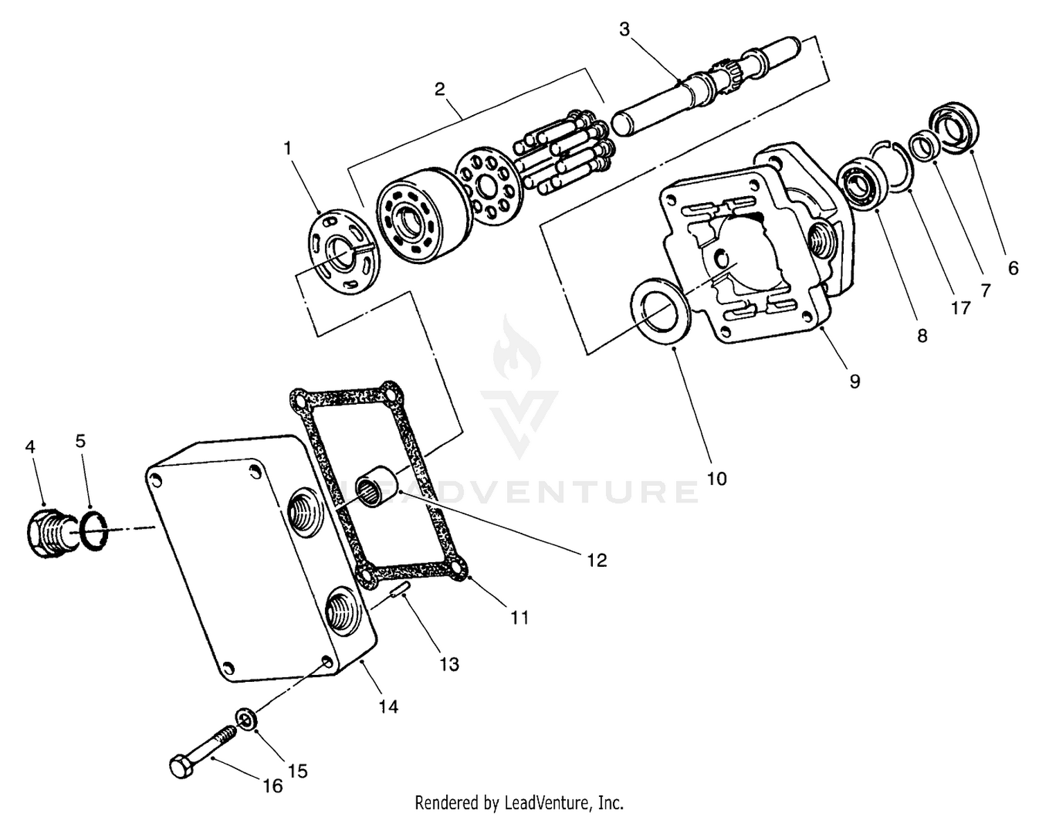 Hydraulic Motor No. 92-2556
