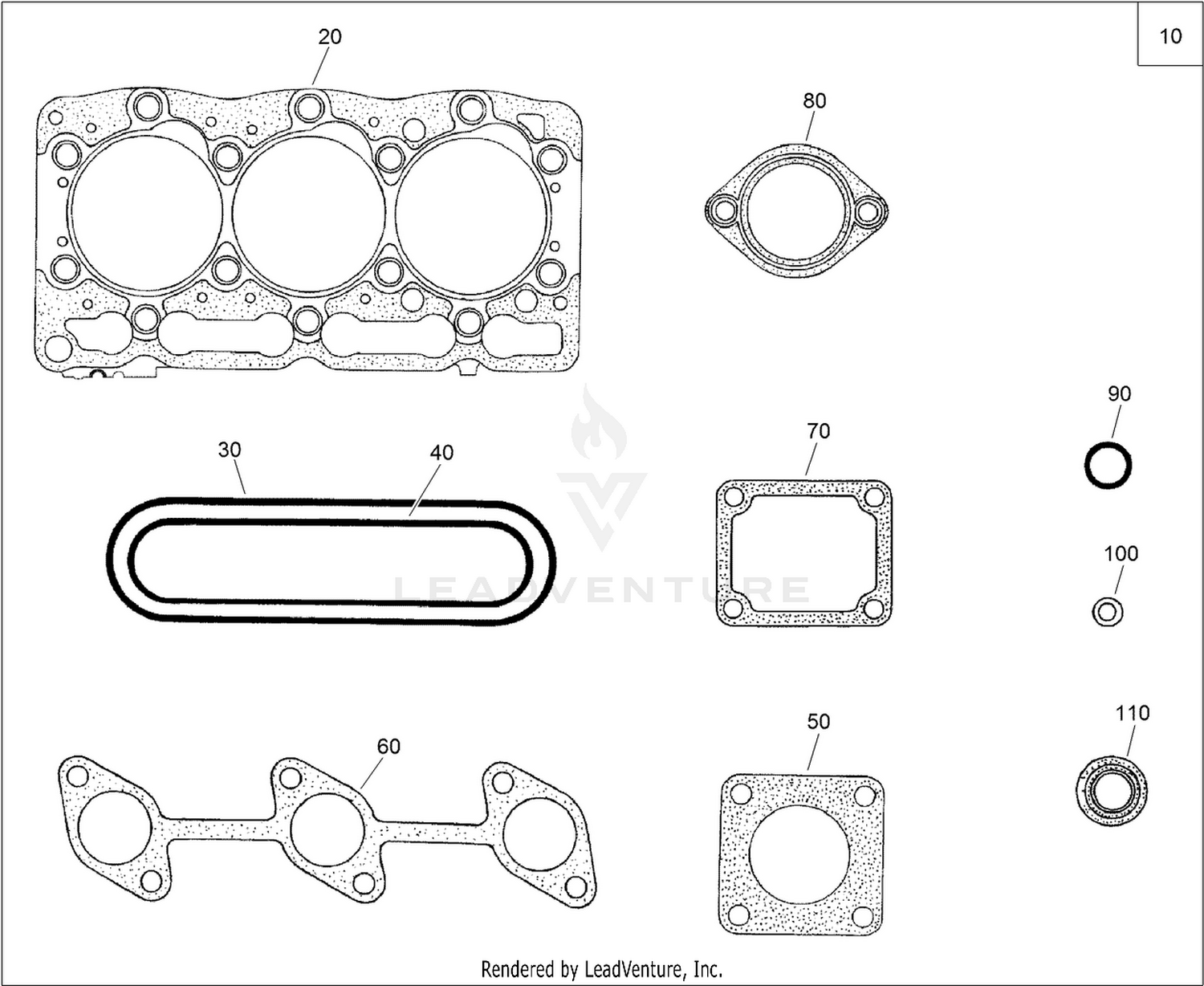 Upper Engine Gasket Kit