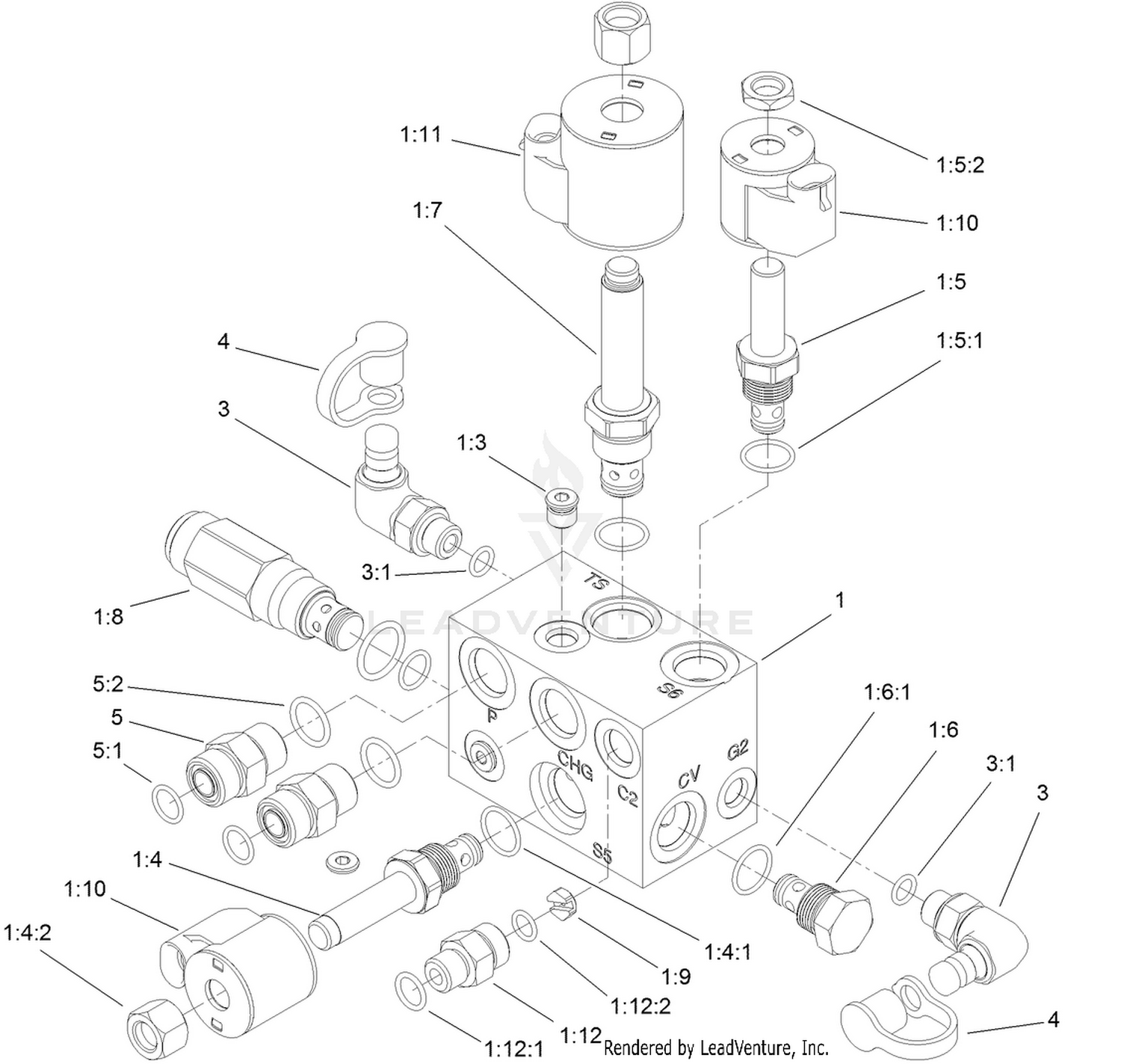 Lift Manifold Assembly No. 117-2388