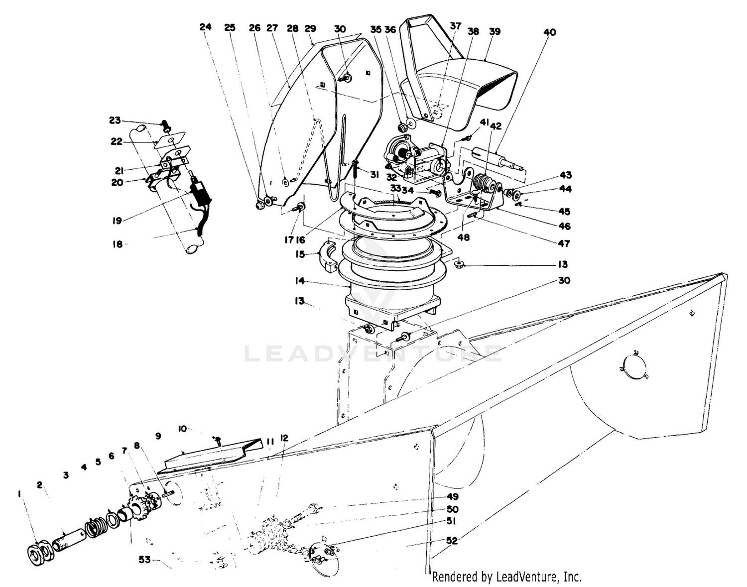 48" Snowthrower Model No. 30570 (optional) (continued) 2