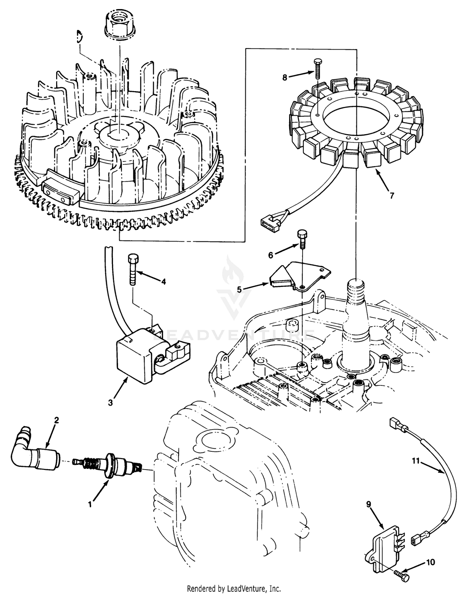 14hp Engine Ignition Assembly
