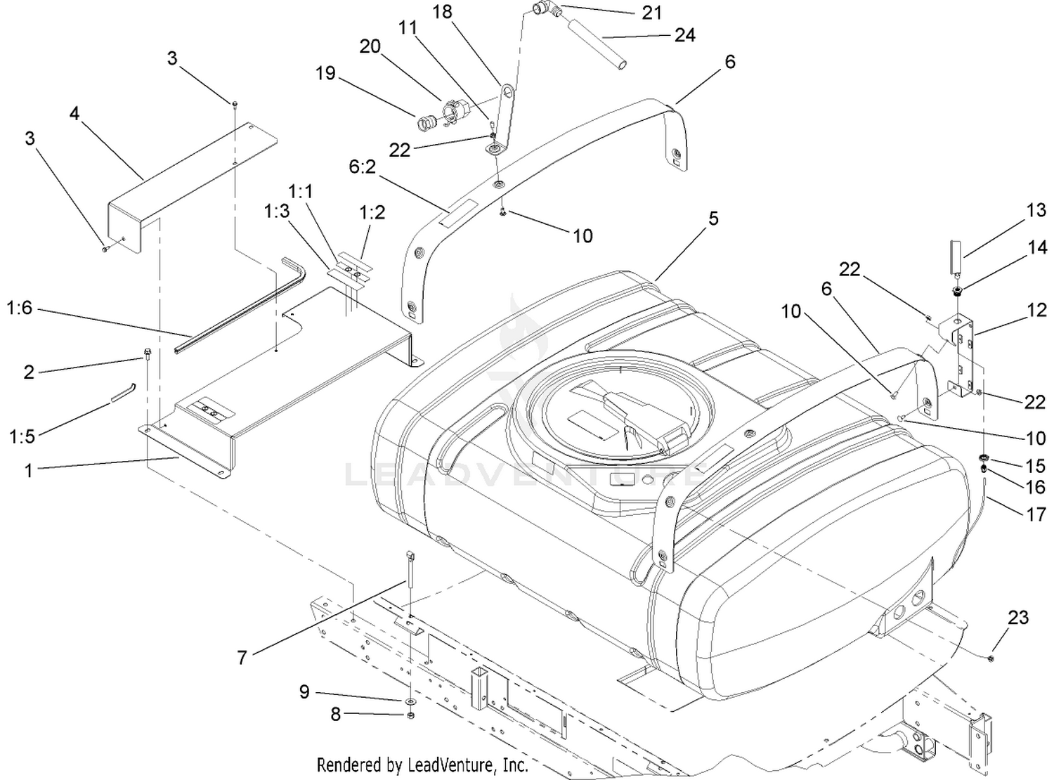 Tank and Cover Assembly