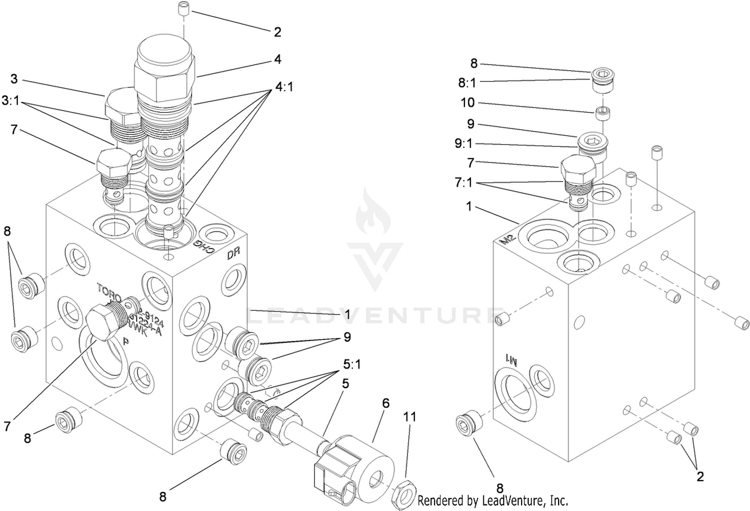 Traction Manifold Assembly No. 112-9124