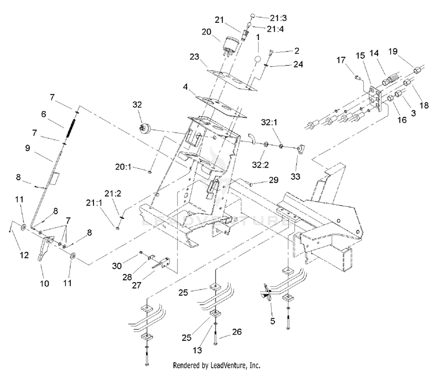 Steering Tower Assembly