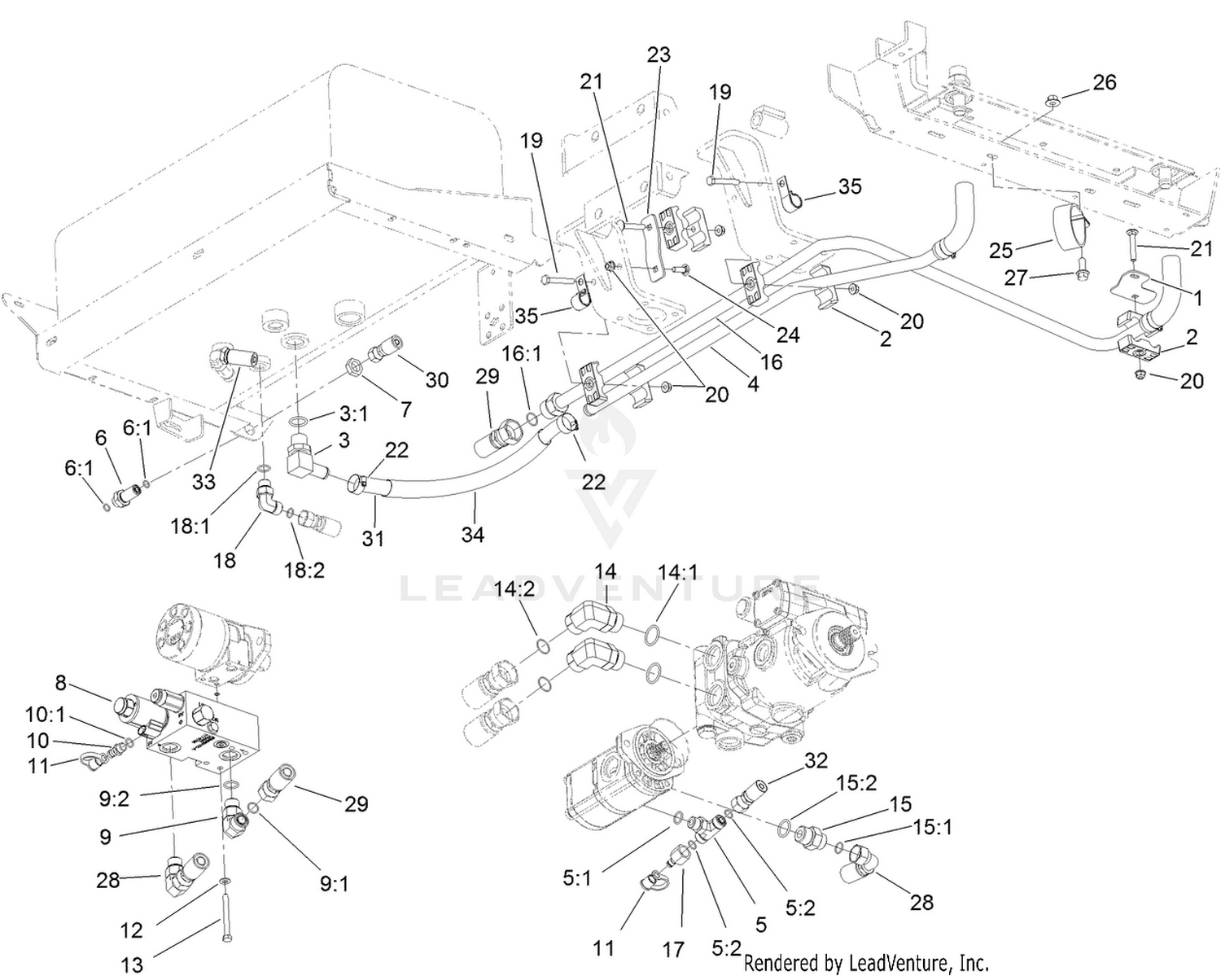 Hydraulic Pump and Filter Assembly 2