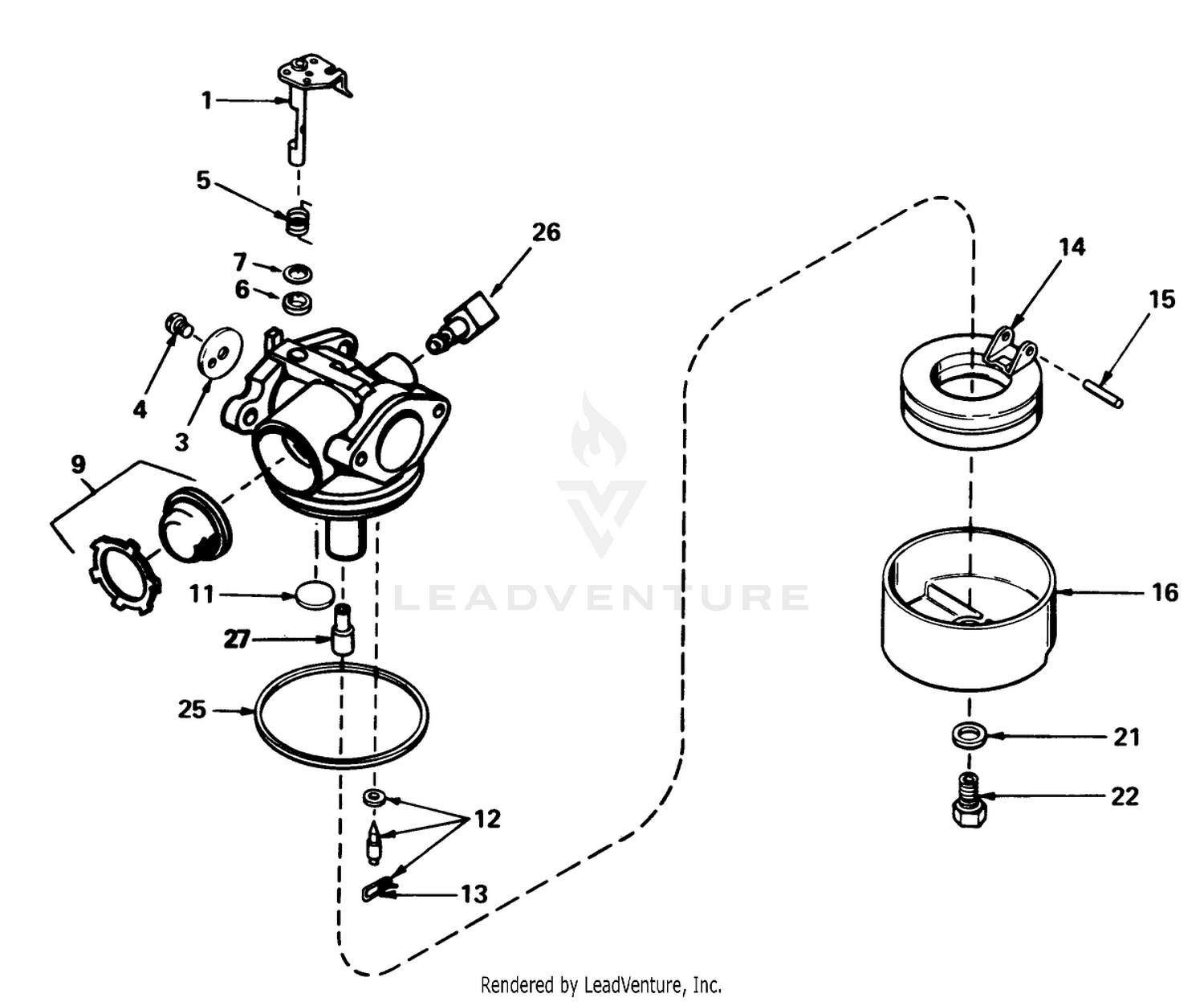 Carburetor No. 632050a
