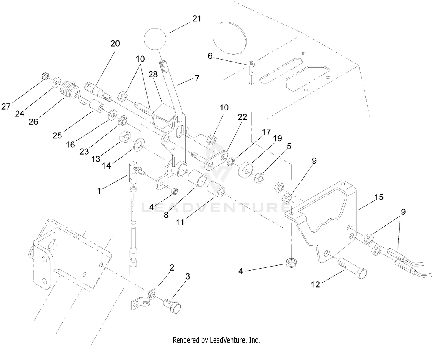 Functional Control Lever Assembly