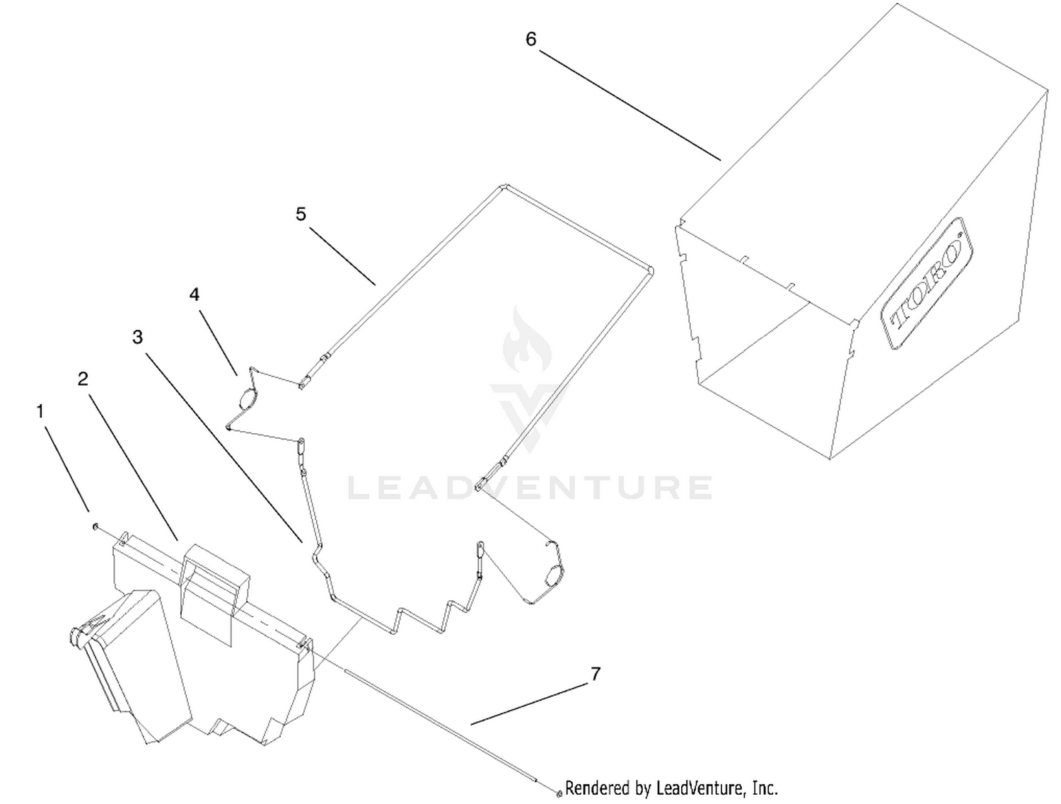 Rear Bagger Assembly 11-0189