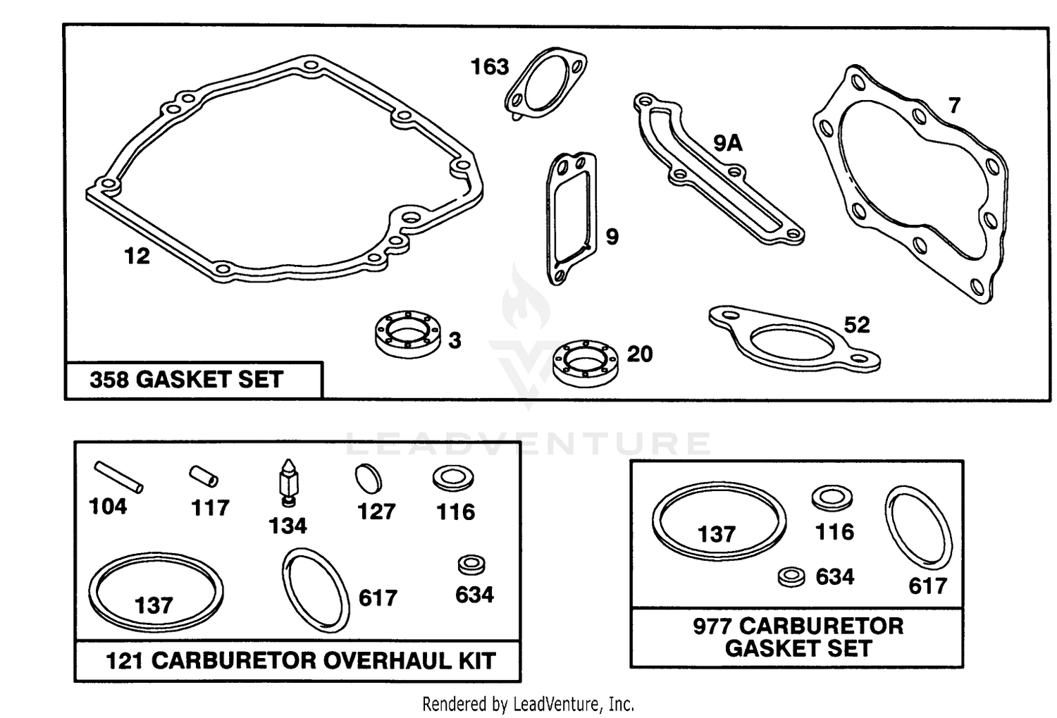 Engine Briggs  Stratton Model 124702-3115-01 8
