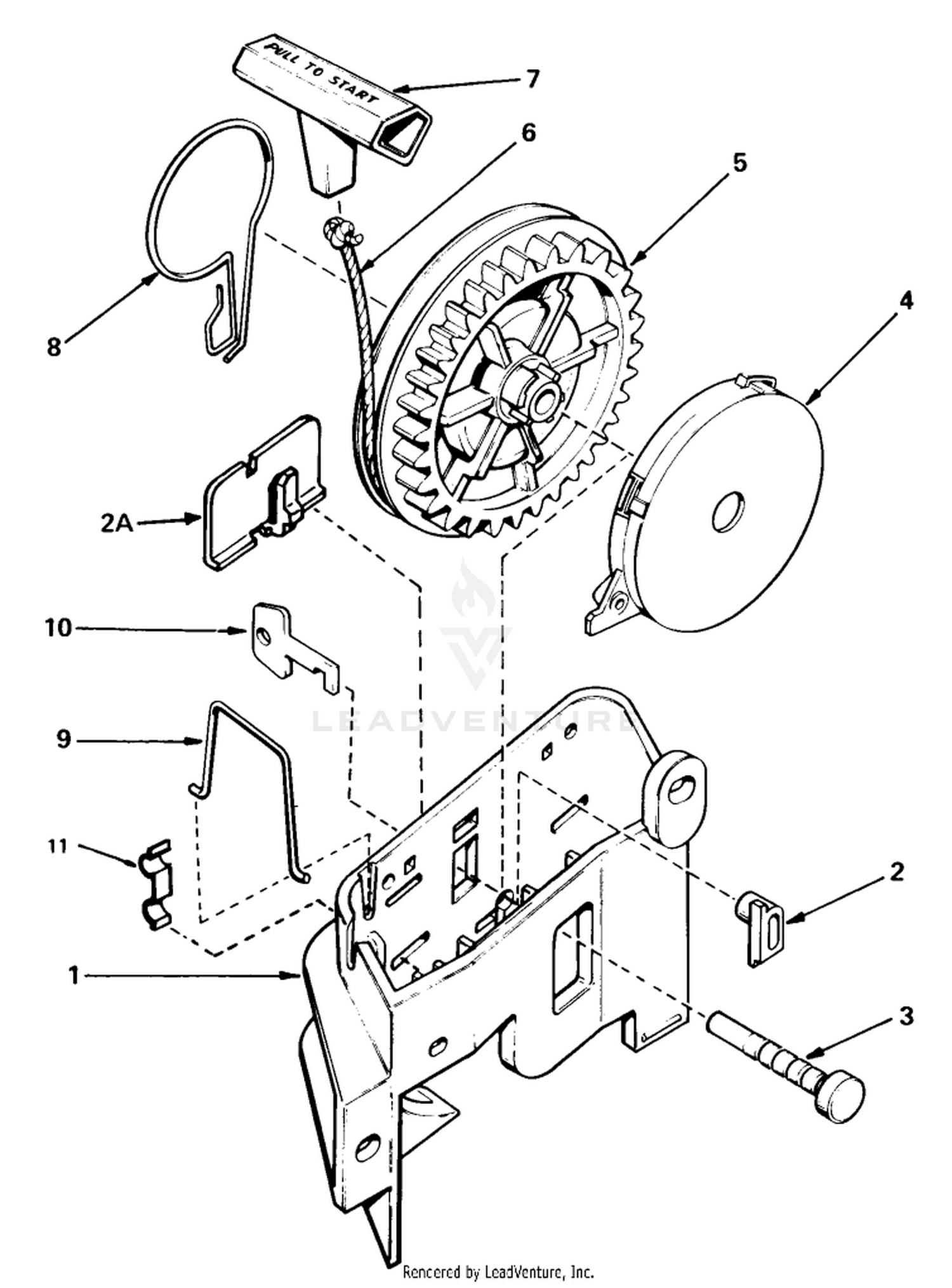 Rewind Starter No. 590531