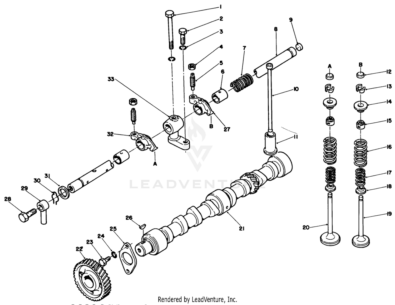 Valve  Camshaft Assembly