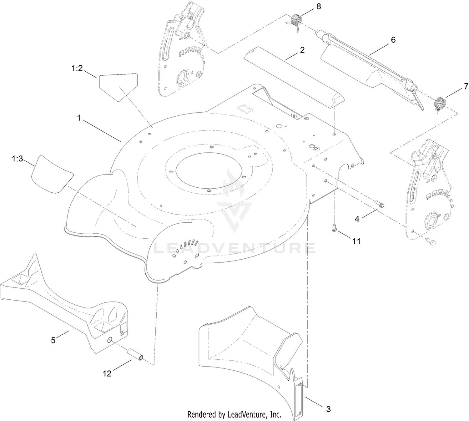 Housing and Rear Door Assembly