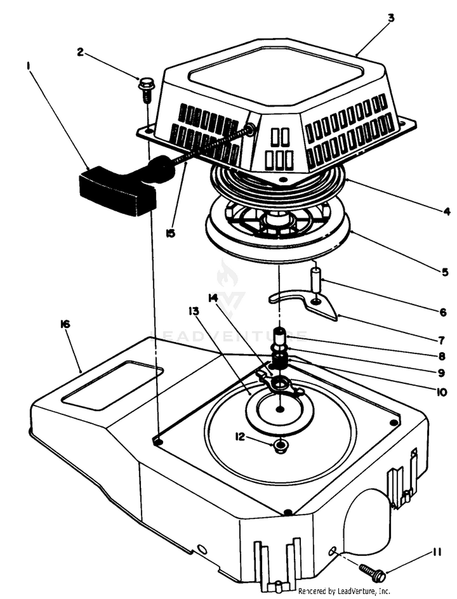 Recoil Assembly (model No. Vmg6)