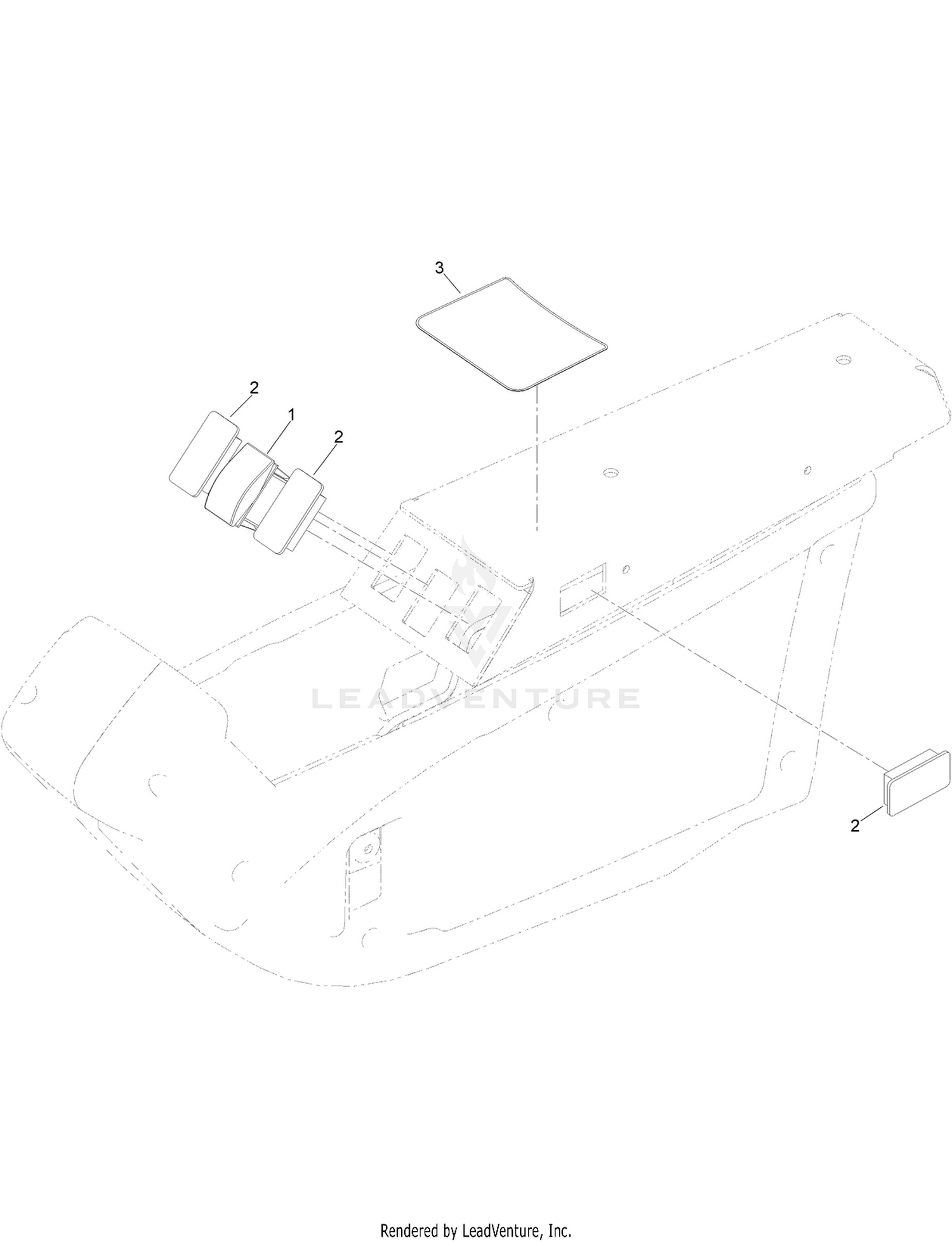 Console Switch, Cover and Decal Assembly