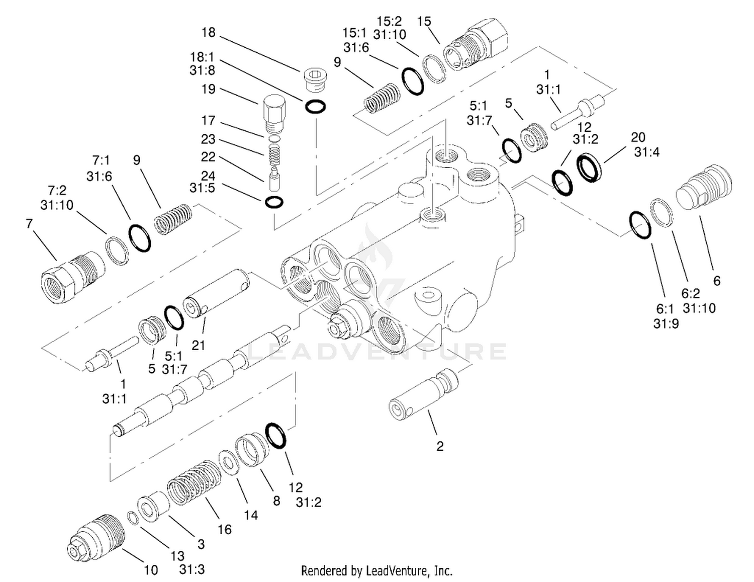 Control Valve Assembly No. 95-8581
