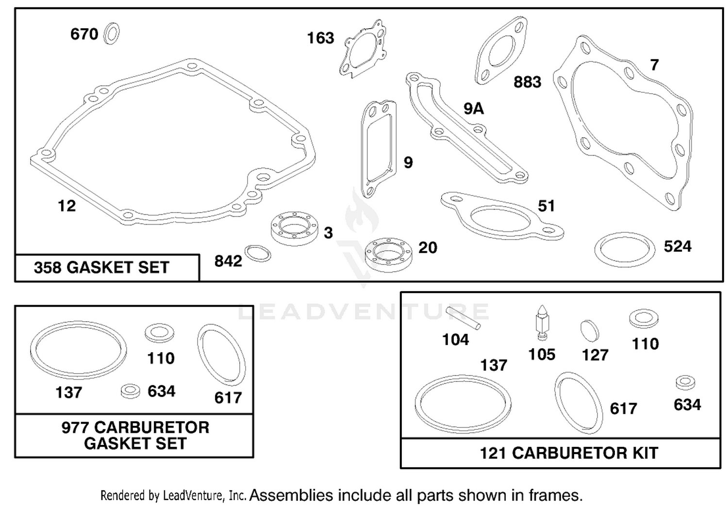 Engine Briggs  Stratton Model12h802-0658-01