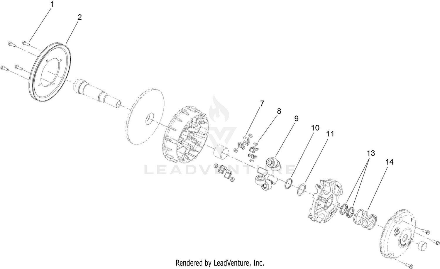 Primary Clutch Assembly No. 138-0094
