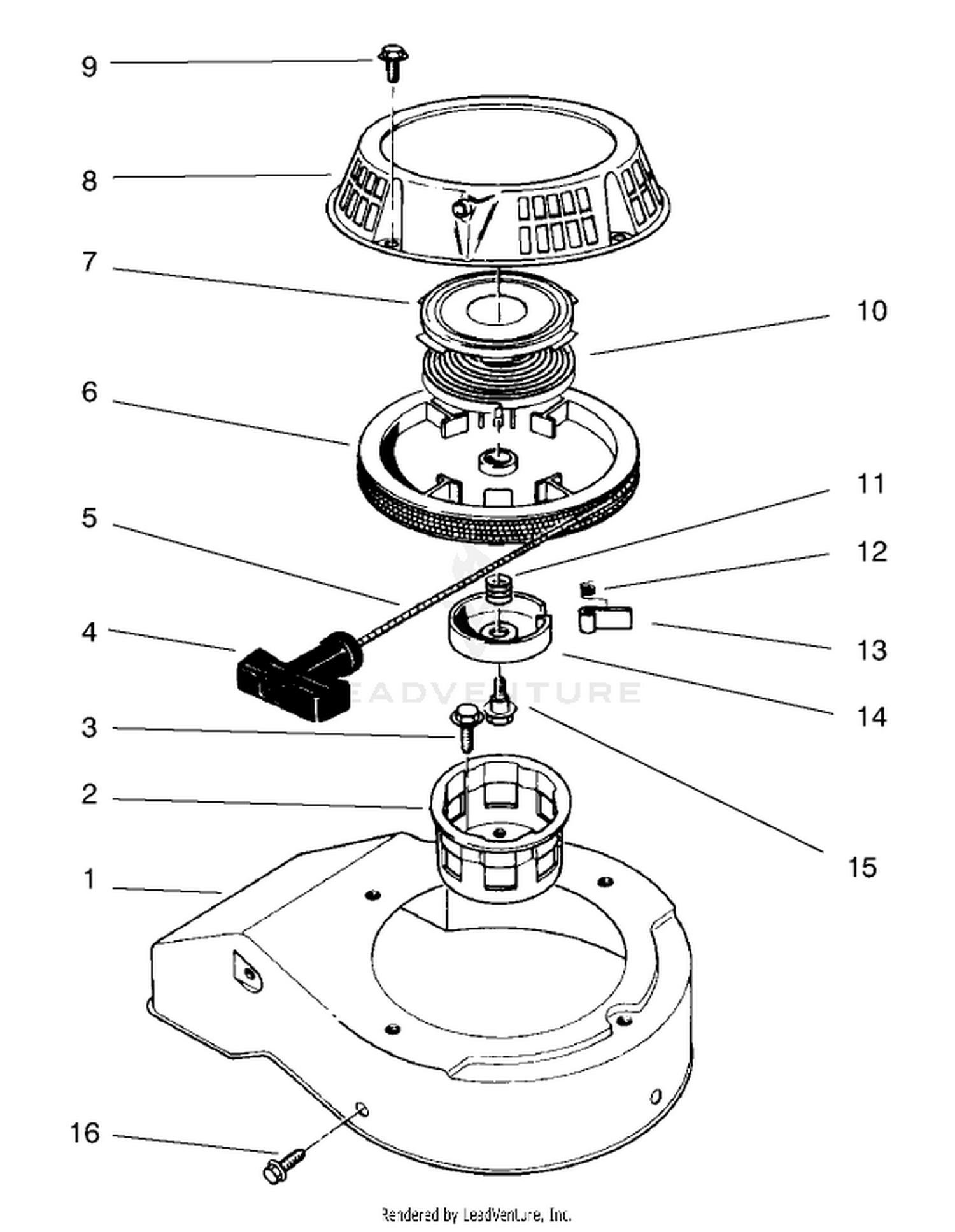 Recoil Assembly (model No. 47pt7-3)