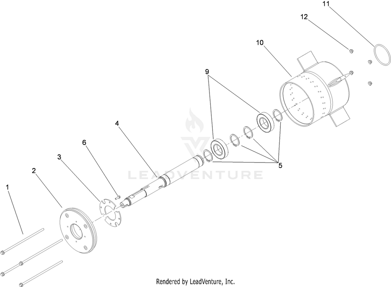 Shaft and Rotor Assembly